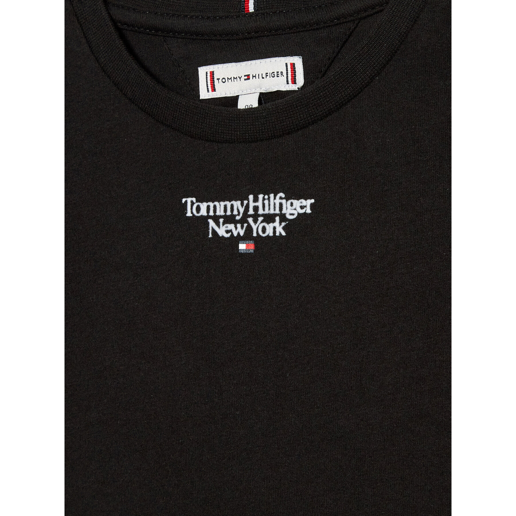 Tommy Hilfiger Тишърт Graphic KG0KG07083 D Черен Regular Fit - Pepit.bg