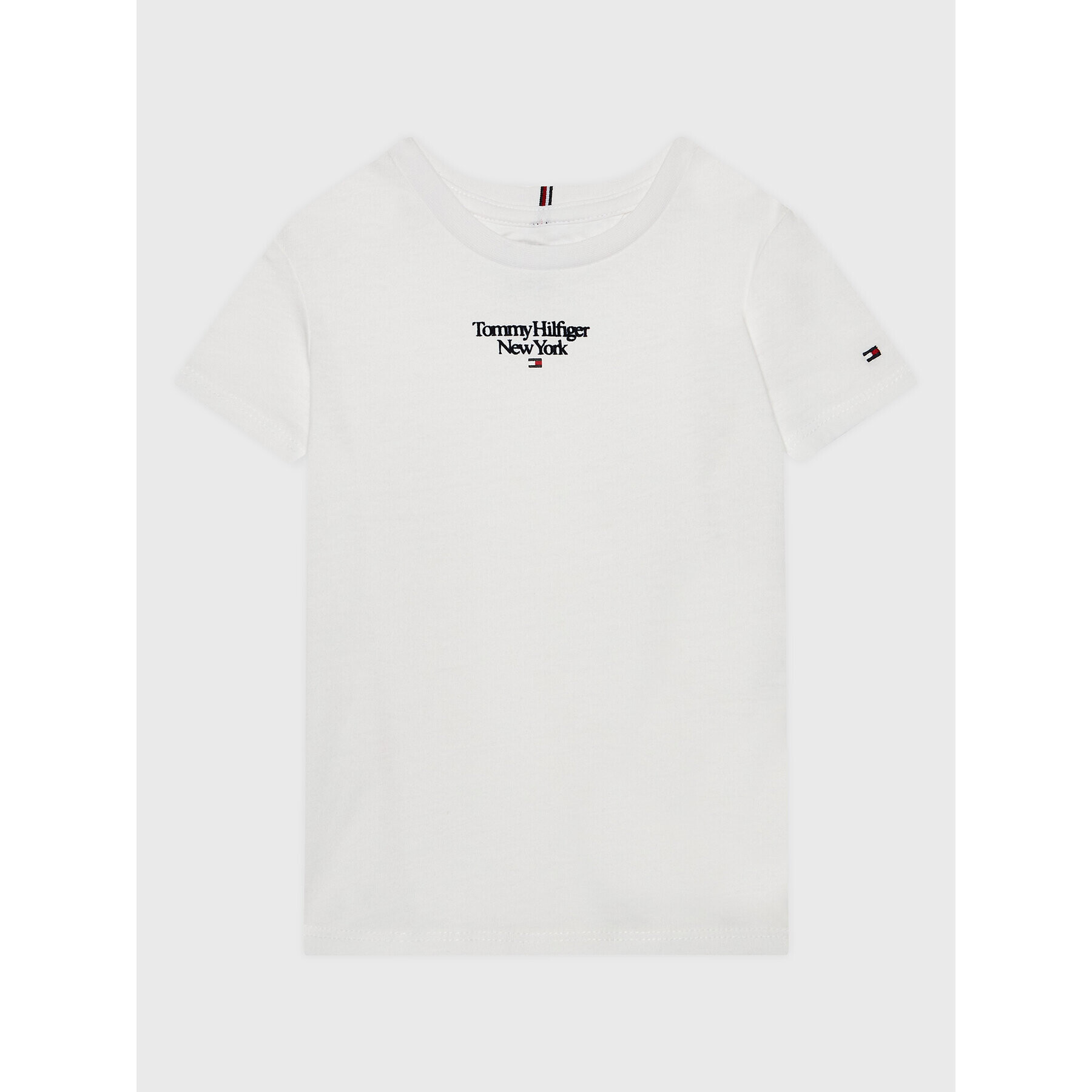 Tommy Hilfiger Тишърт Graphic KG0KG07083 M Бял Regular Fit - Pepit.bg