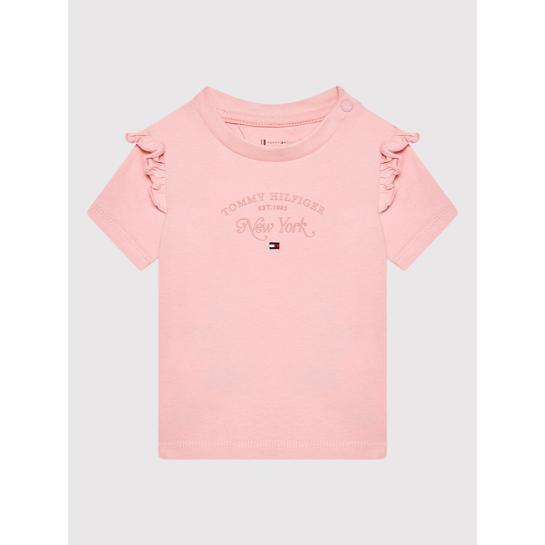 Tommy Hilfiger Тишърт Graphic KN0KN01507 Розов Regular Fit - Pepit.bg