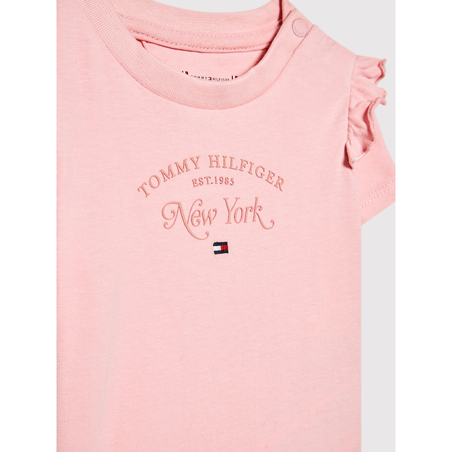 Tommy Hilfiger Тишърт Graphic KN0KN01507 Розов Regular Fit - Pepit.bg
