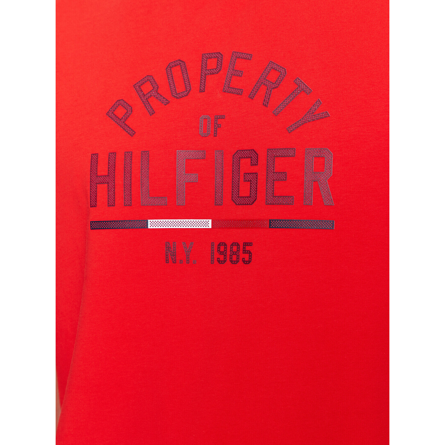 Tommy Hilfiger Тишърт Graphic MW0MW32641 Червен Regular Fit - Pepit.bg