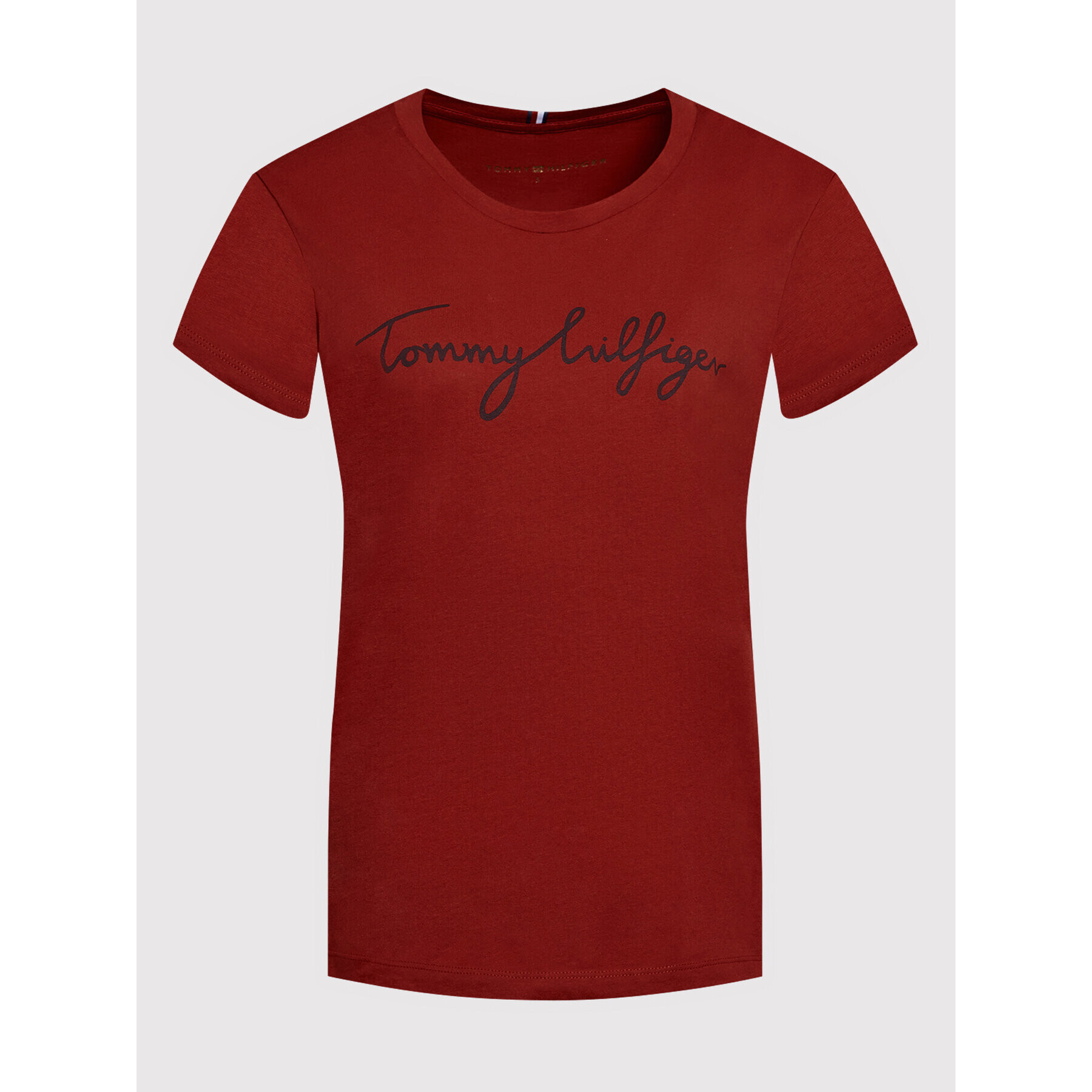 Tommy Hilfiger Тишърт Graphic WW0WW28682 Червен Regular Fit - Pepit.bg