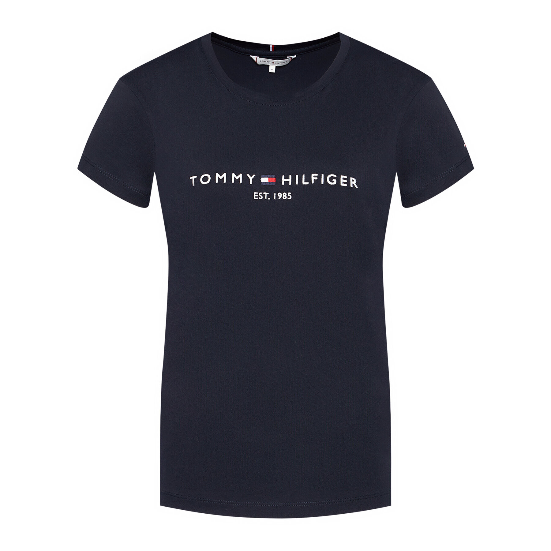 Tommy Hilfiger Тишърт Heritage C-Nk WW0WW31999 Тъмносин Regular Fit - Pepit.bg