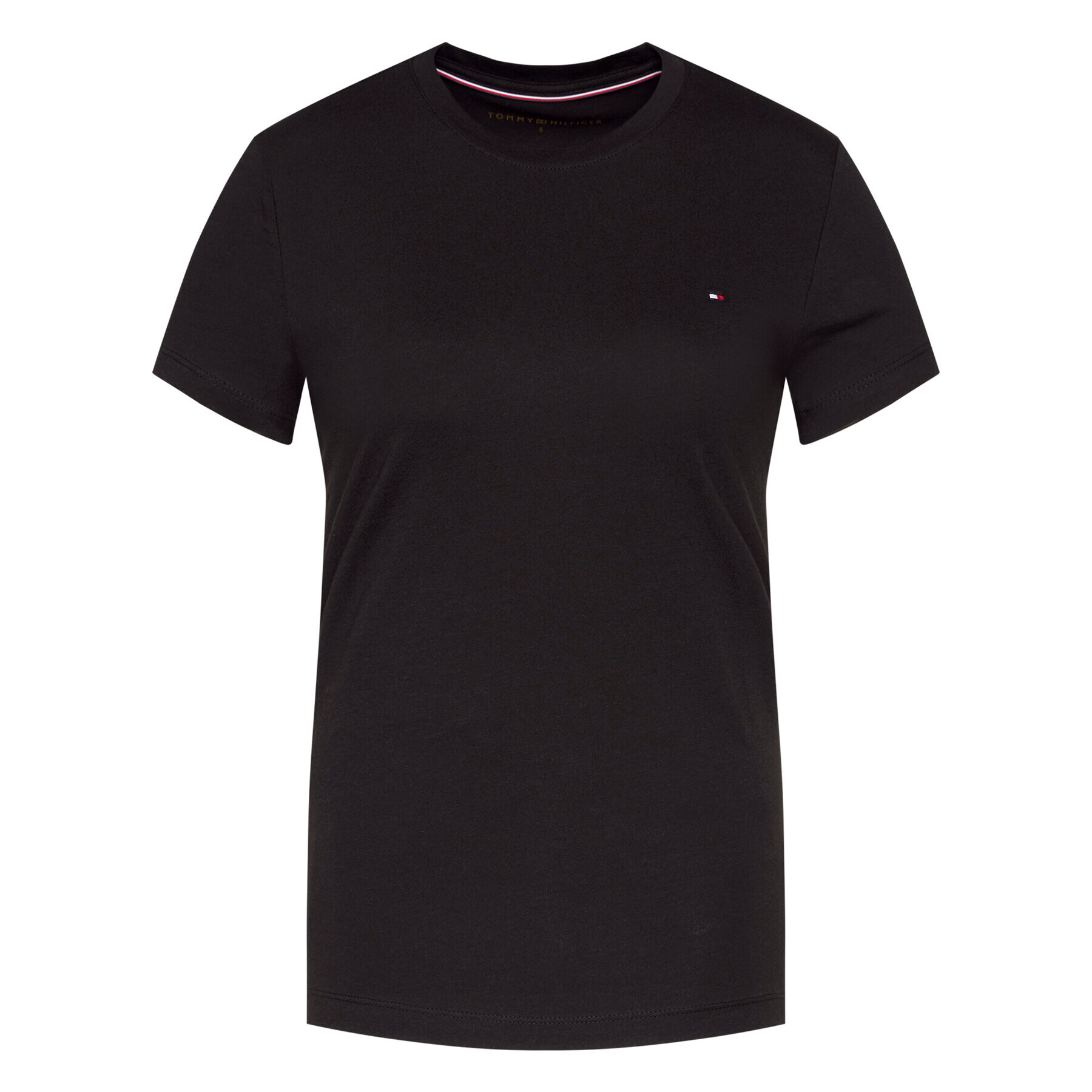 Tommy Hilfiger Тишърт Heritage Crew WW0WW22043 Черен Regular Fit - Pepit.bg