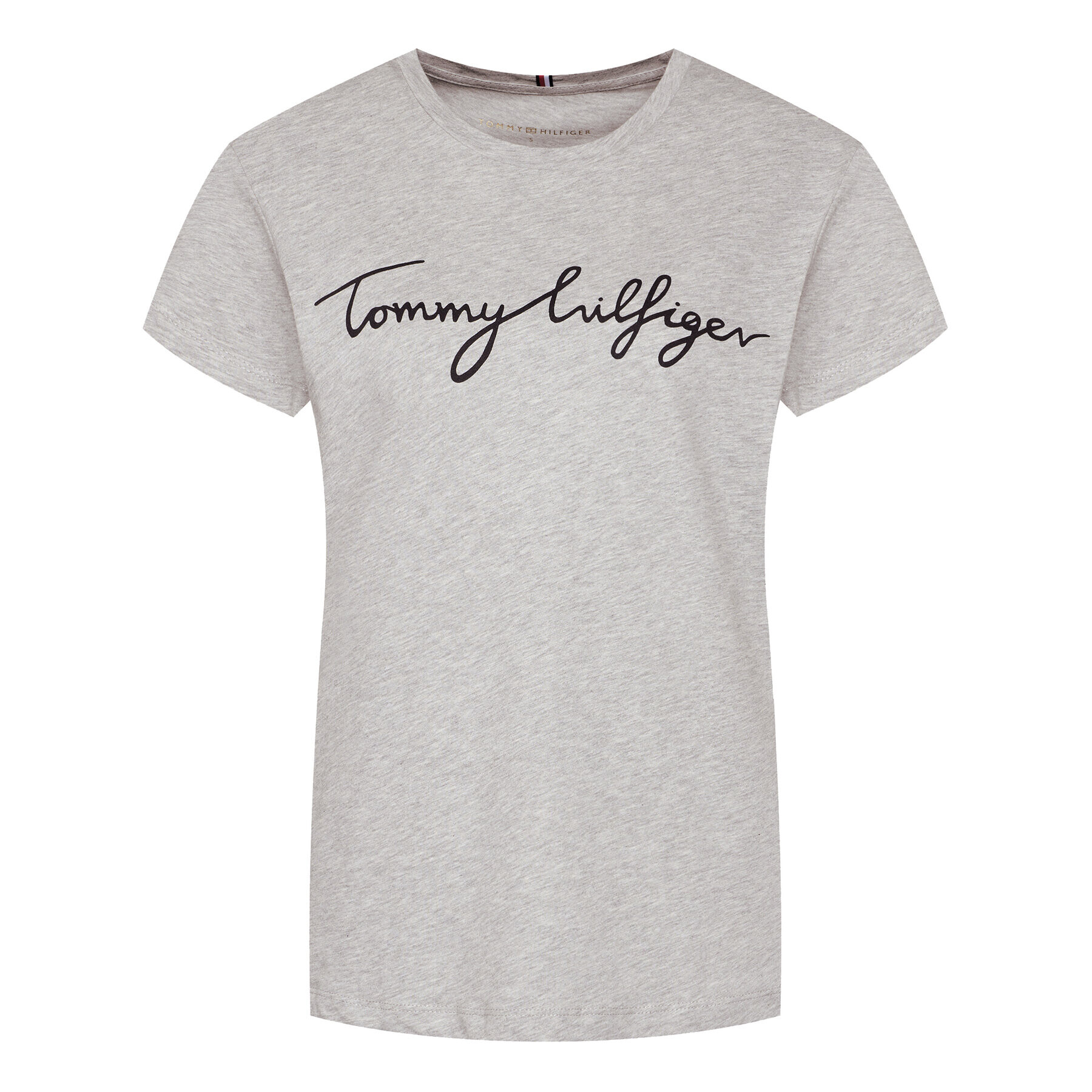 Tommy Hilfiger Тишърт Heritage Graphic WW0WW24967 Сив Regular Fit - Pepit.bg