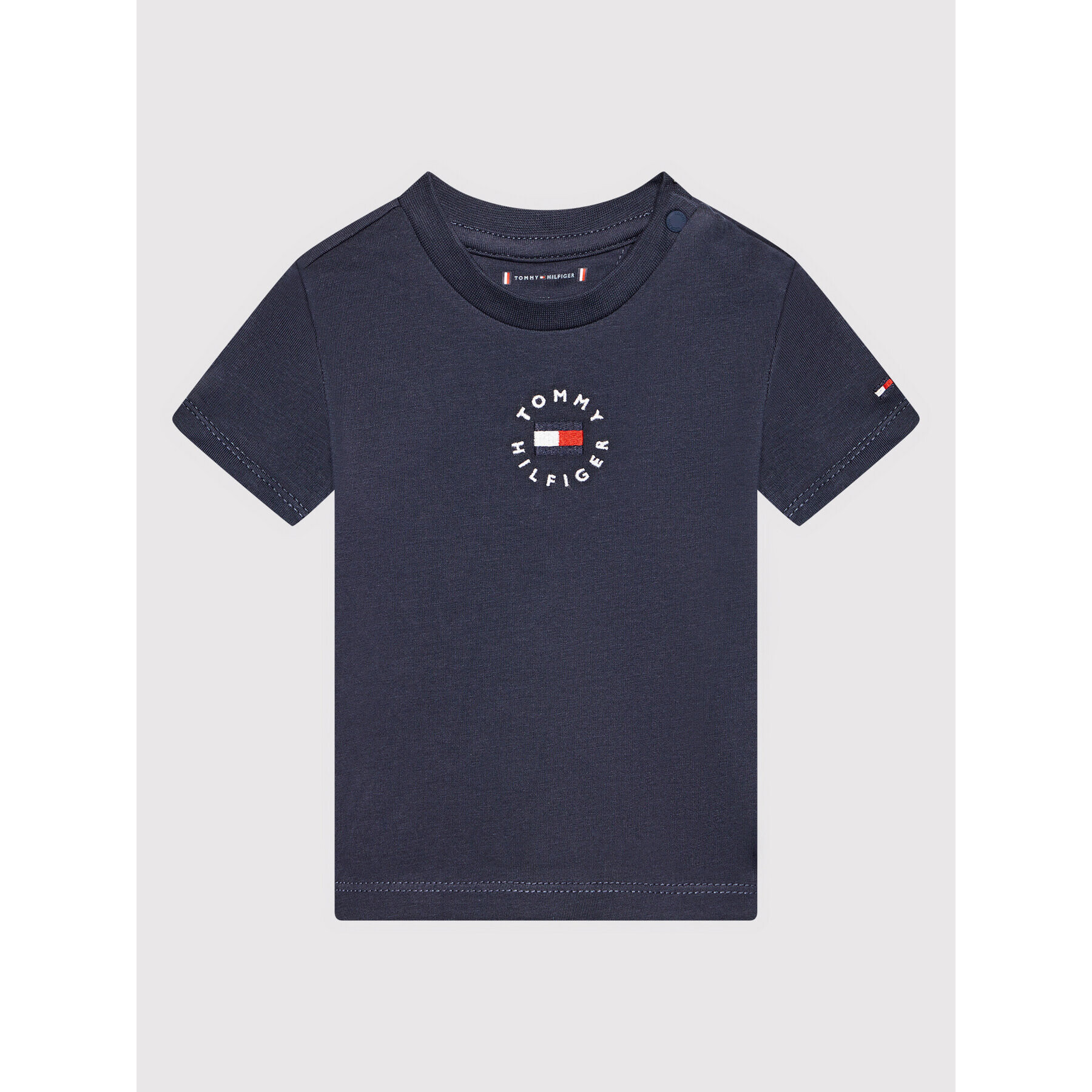 Tommy Hilfiger Тишърт Heritage KN0KN01386 Тъмносин Regular Fit - Pepit.bg