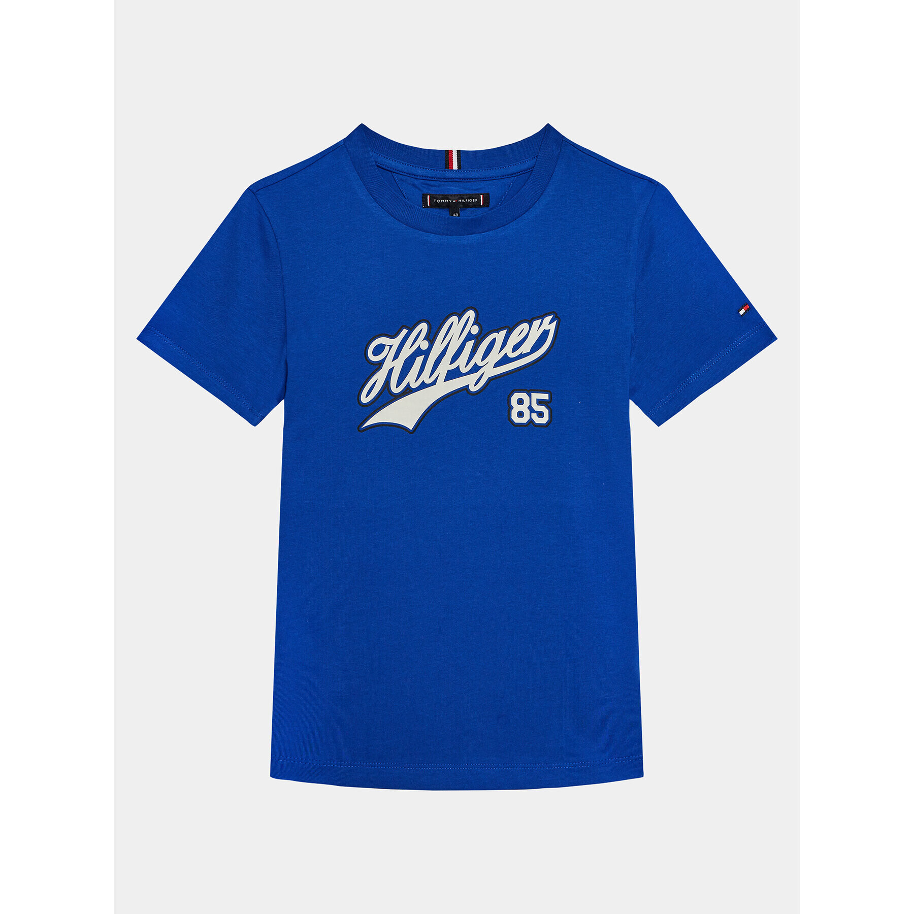Tommy Hilfiger Тишърт Hilfiger Script Tee S/S KB0KB08679 Син Regular Fit - Pepit.bg