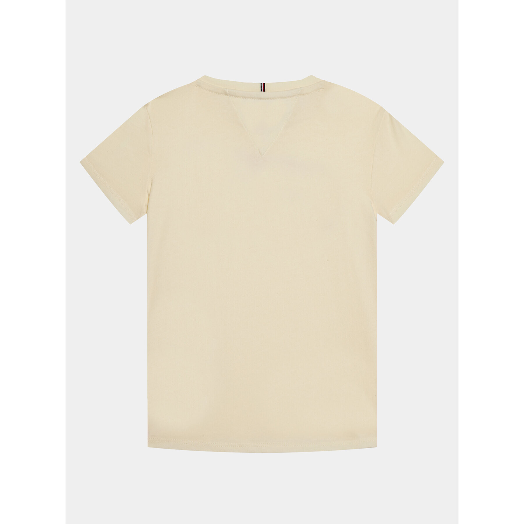 Tommy Hilfiger Тишърт Hilfiger Script Tee S/S KG0KG07718 Екрю Regular Fit - Pepit.bg