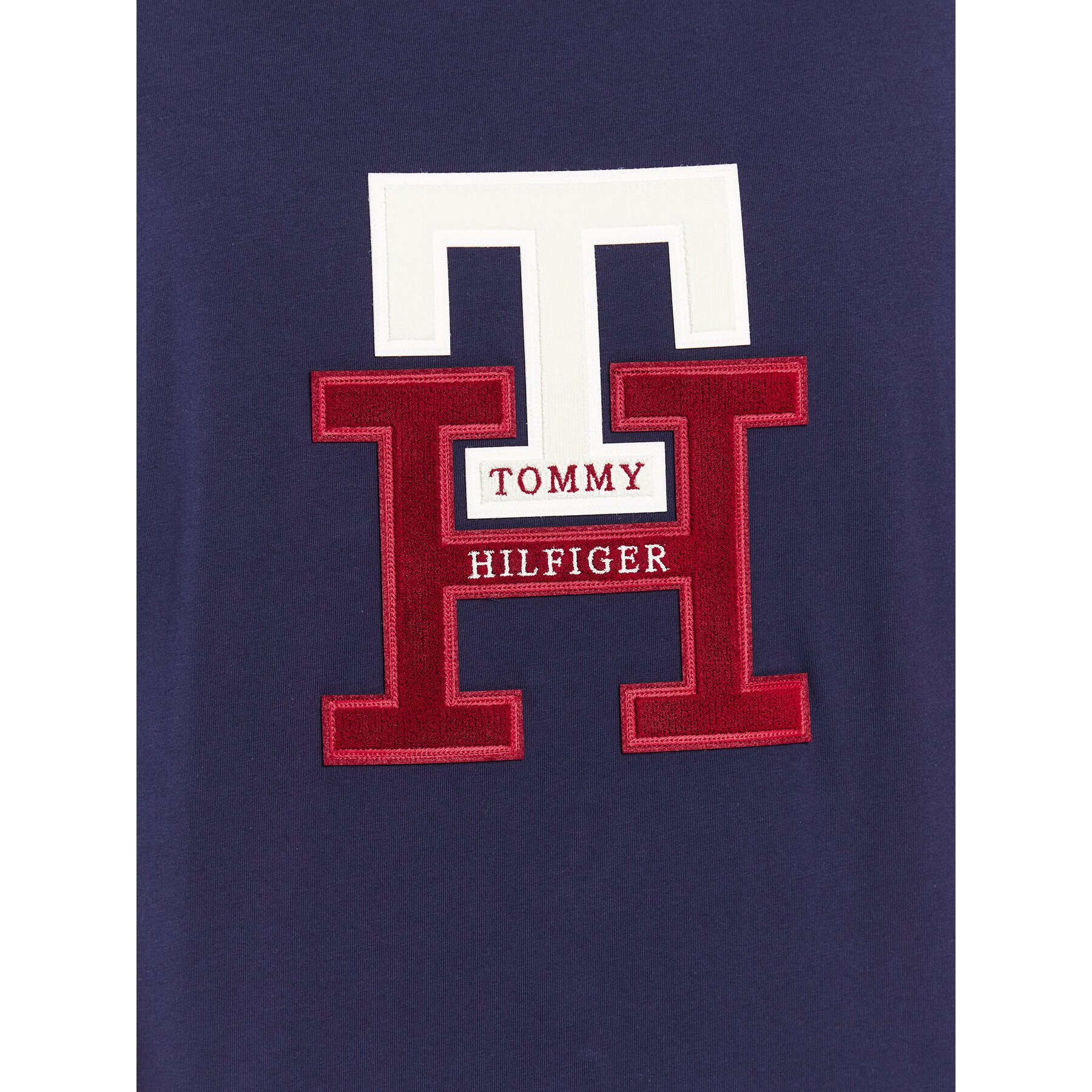 Tommy Hilfiger Тишърт Icon Monogram MW0MW29597 Тъмносин Relaxed Fit - Pepit.bg