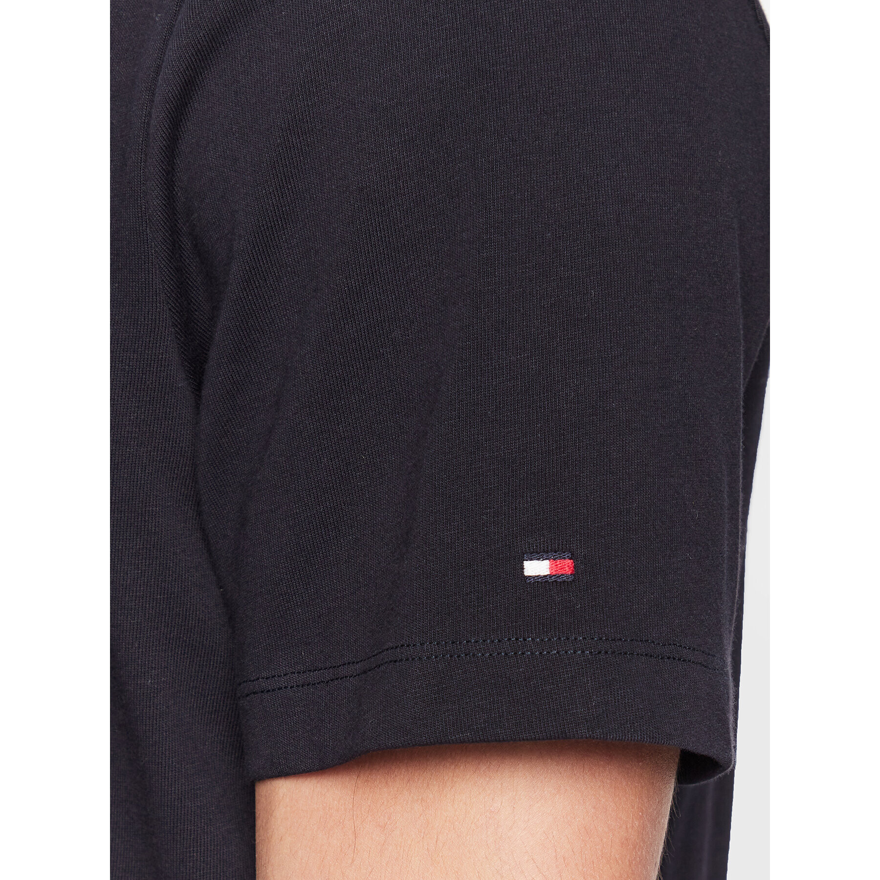 Tommy Hilfiger Тишърт Icon Stack MW0MW29388 Тъмносин Regular Fit - Pepit.bg