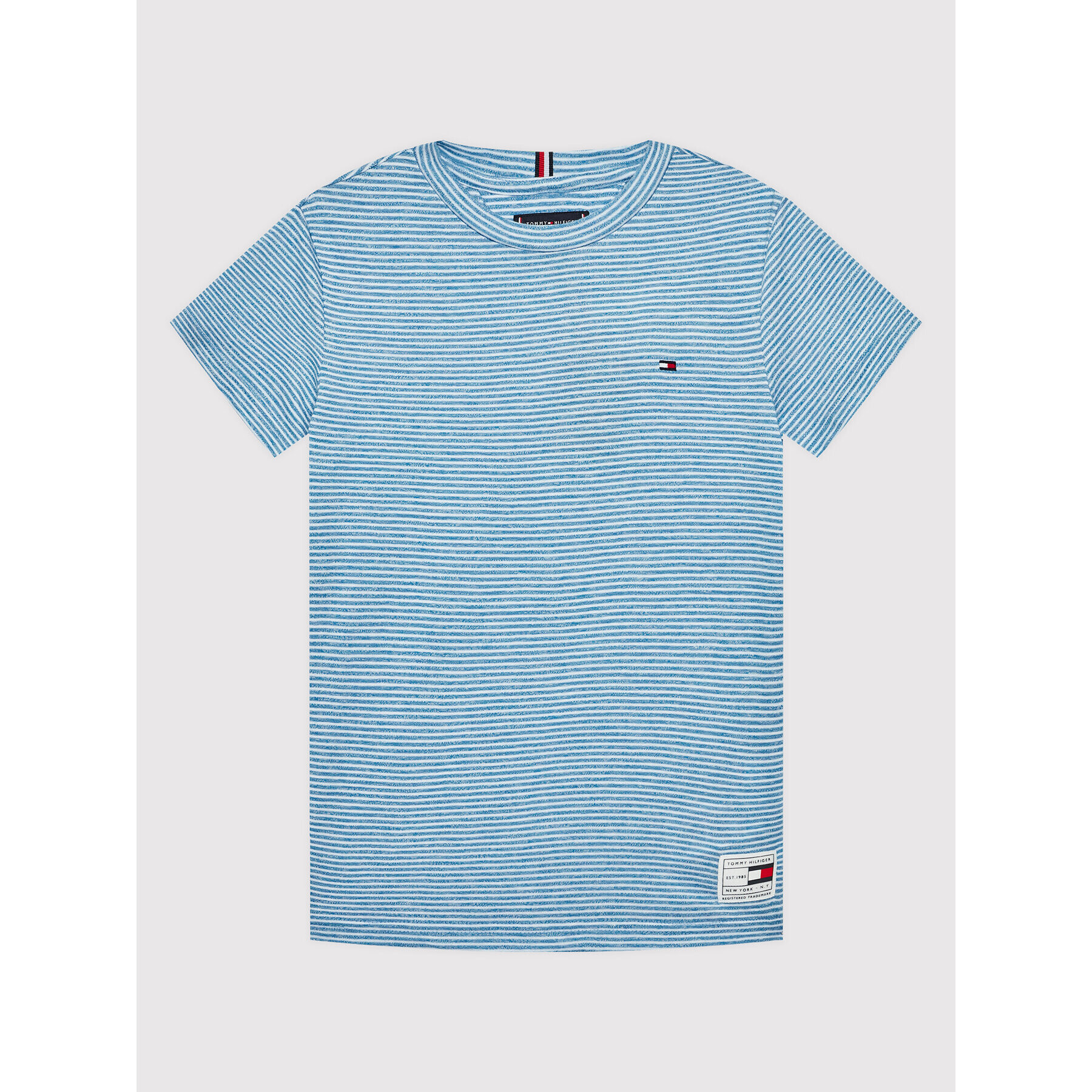Tommy Hilfiger Тишърт Jaspe Stripe KB0KB07360 M Син Regular Fit - Pepit.bg