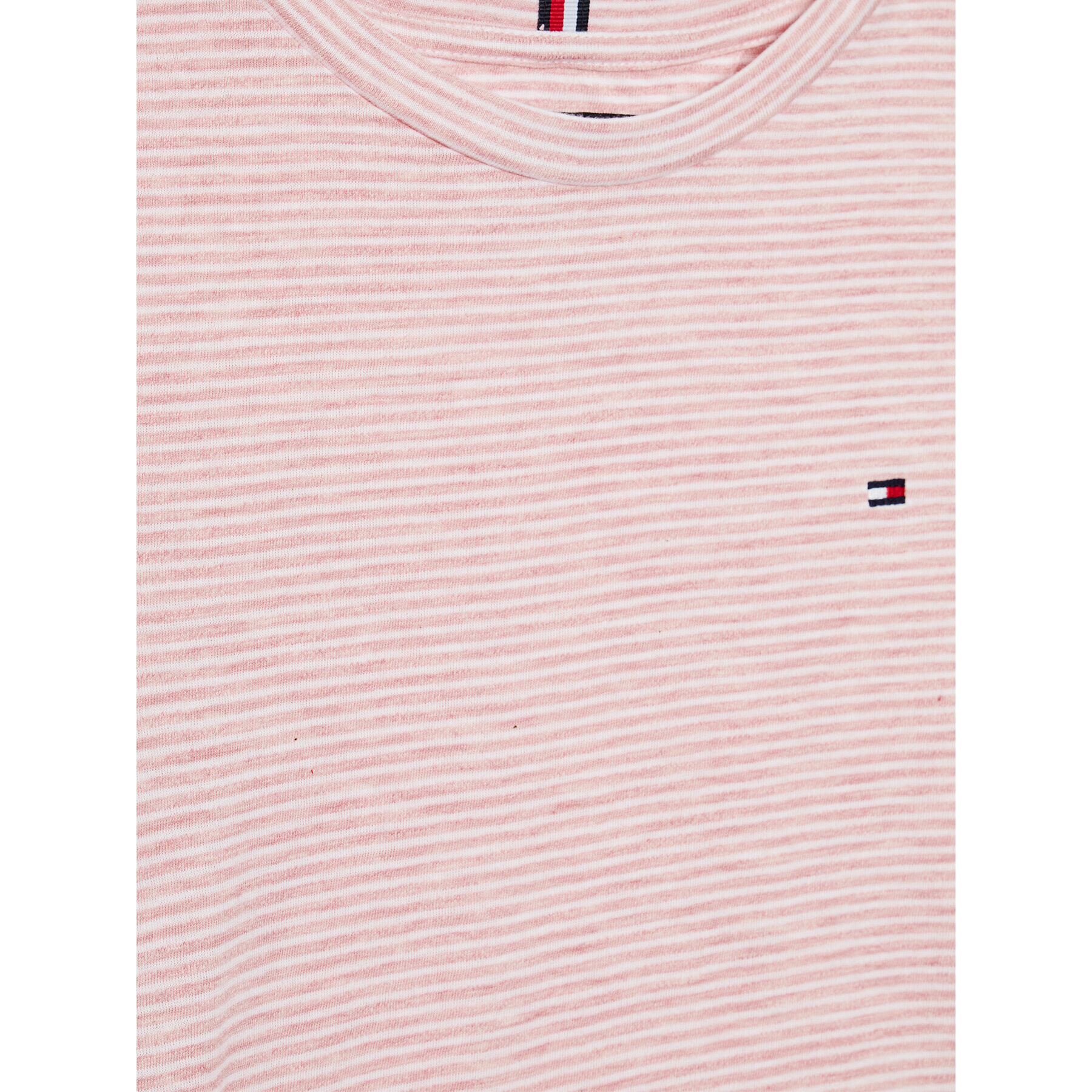 Tommy Hilfiger Тишърт Jaspe Stripe Tee KB0KB07360 D Розов Regular Fit - Pepit.bg