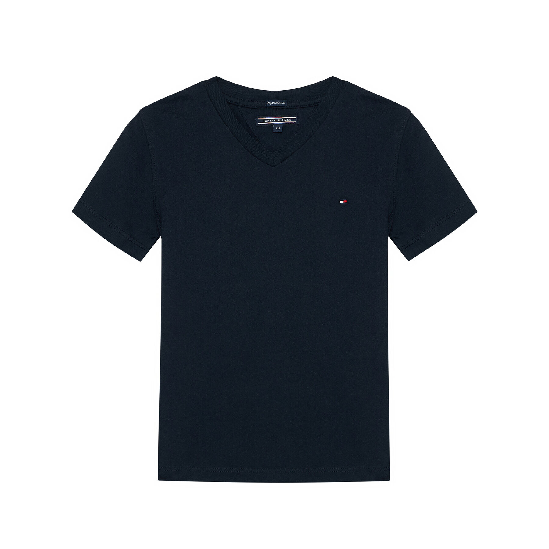 Tommy Hilfiger Тишърт KB0KB04142 D Тъмносин Regular Fit - Pepit.bg