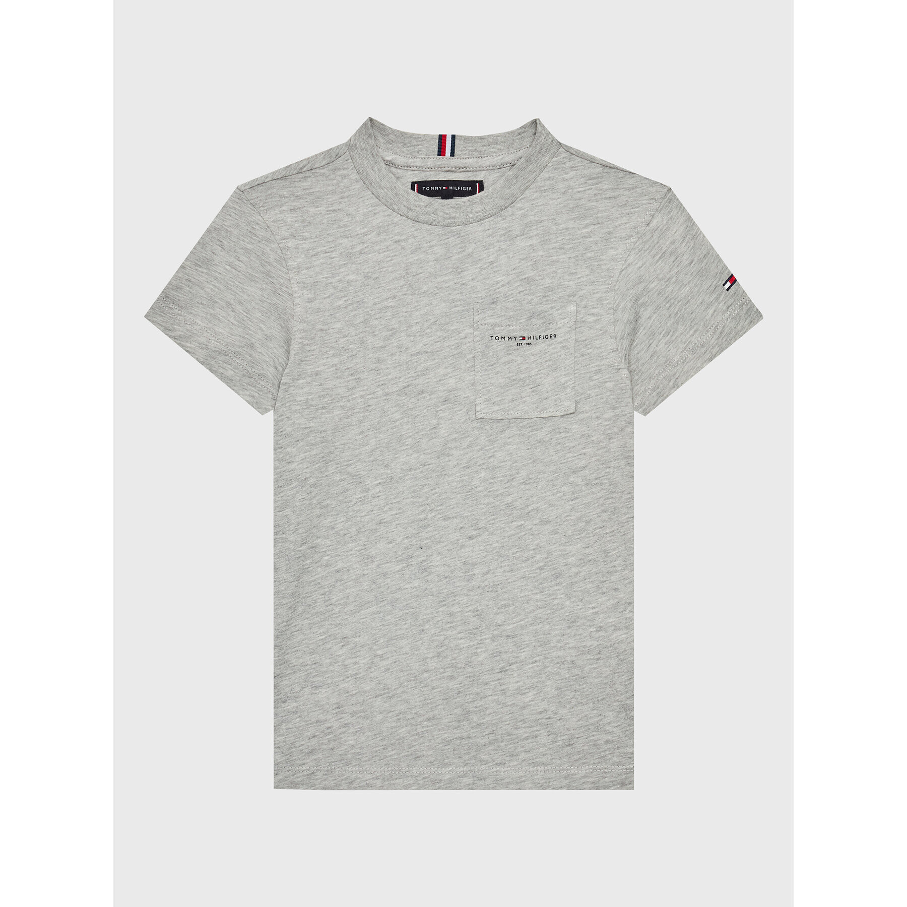 Tommy Hilfiger Тишърт KB0KB06556 D Сив Regular Fit - Pepit.bg