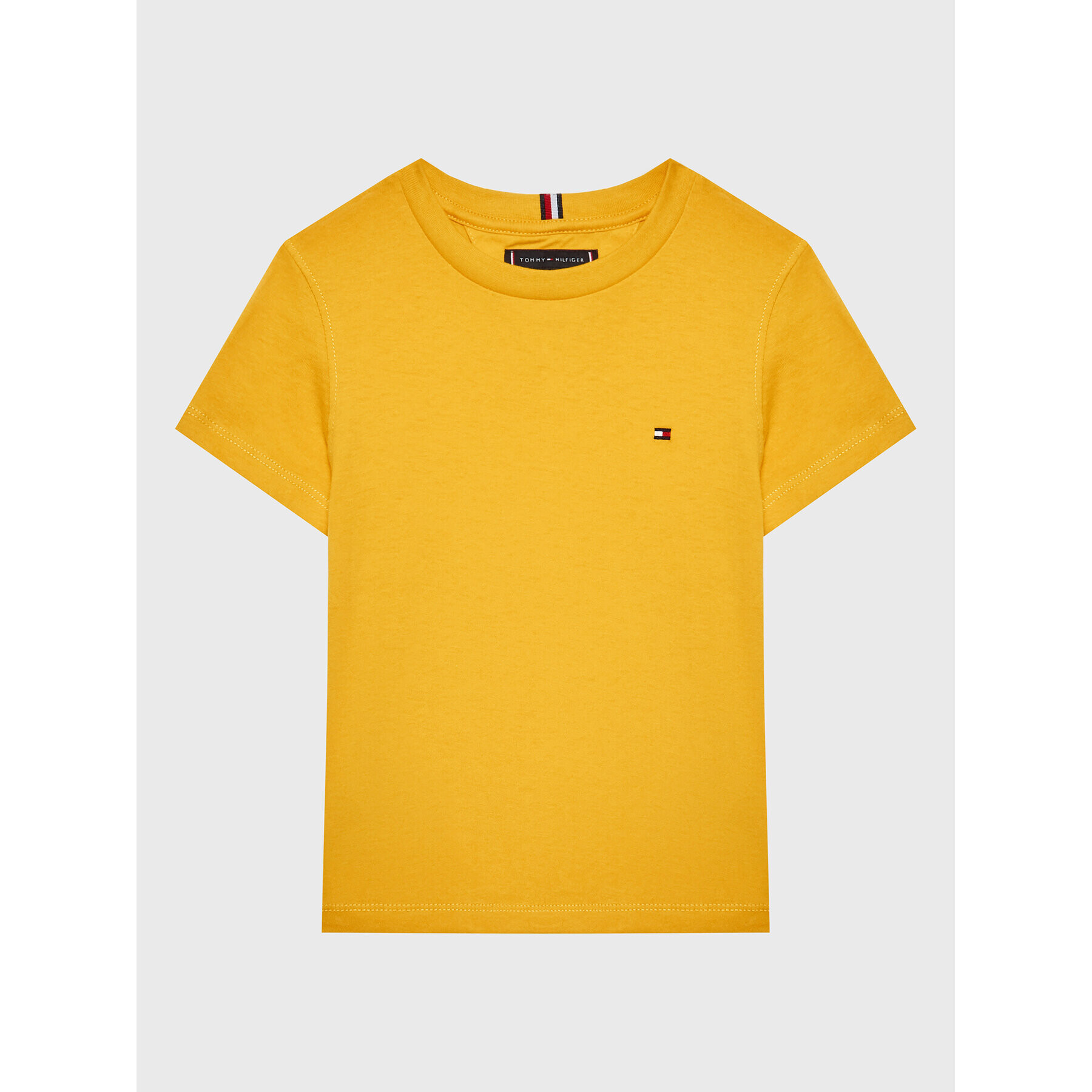 Tommy Hilfiger Тишърт KB0KB06879 M Жълт Regular Fit - Pepit.bg