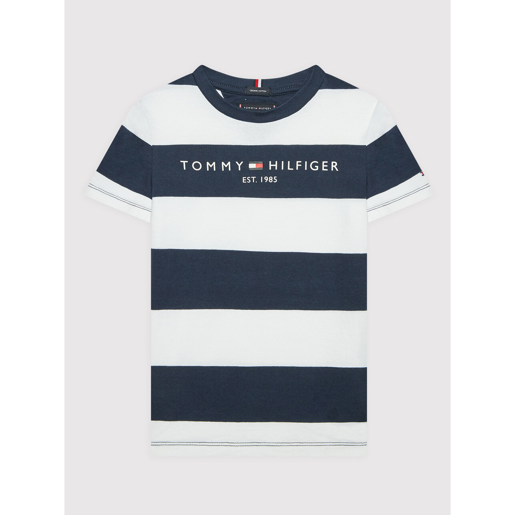 Tommy Hilfiger Тишърт KB0KB07017 D Тъмносин Regular Fit - Pepit.bg