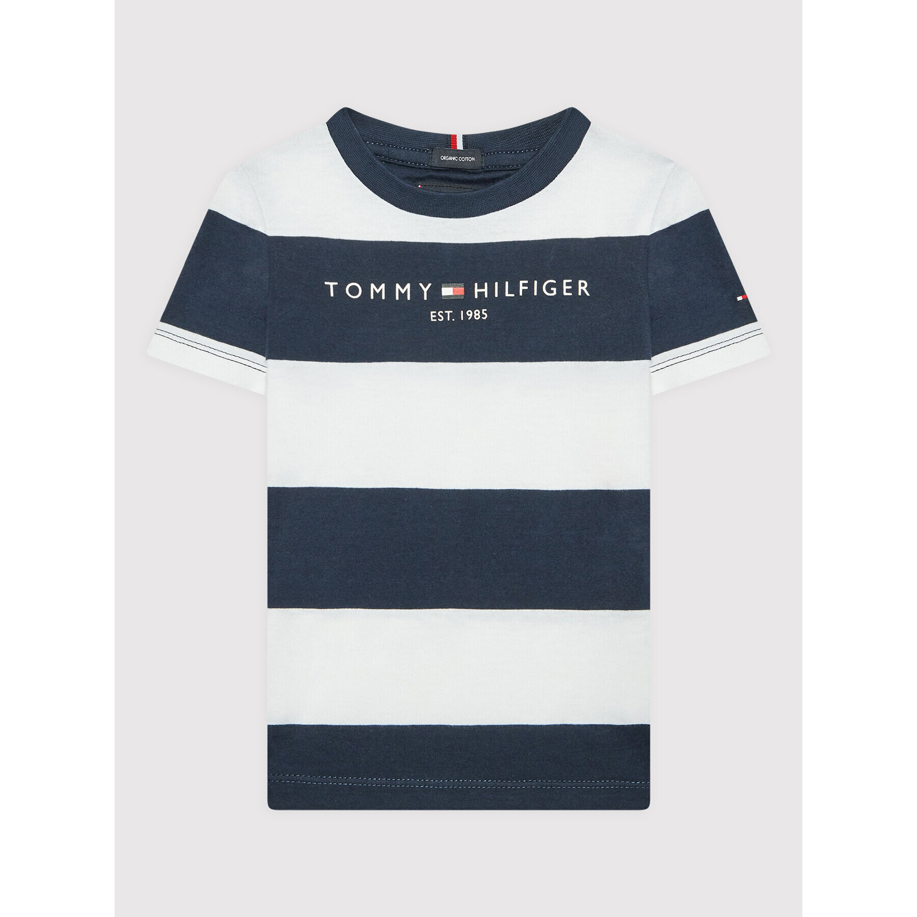Tommy Hilfiger Тишърт KB0KB07017 M Тъмносин Regular Fit - Pepit.bg