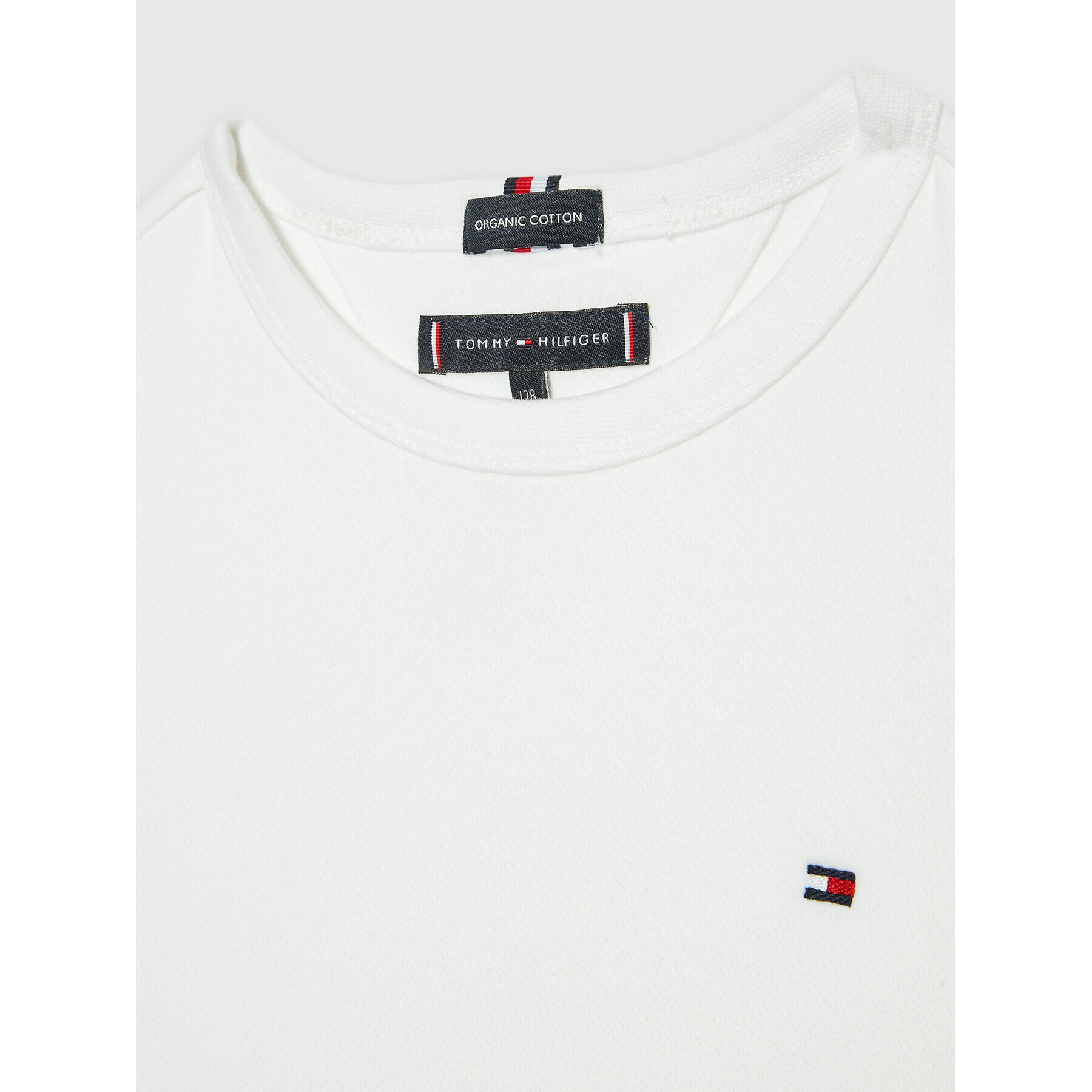 Tommy Hilfiger Тишърт KB0KB07077 Бял Regular Fit - Pepit.bg