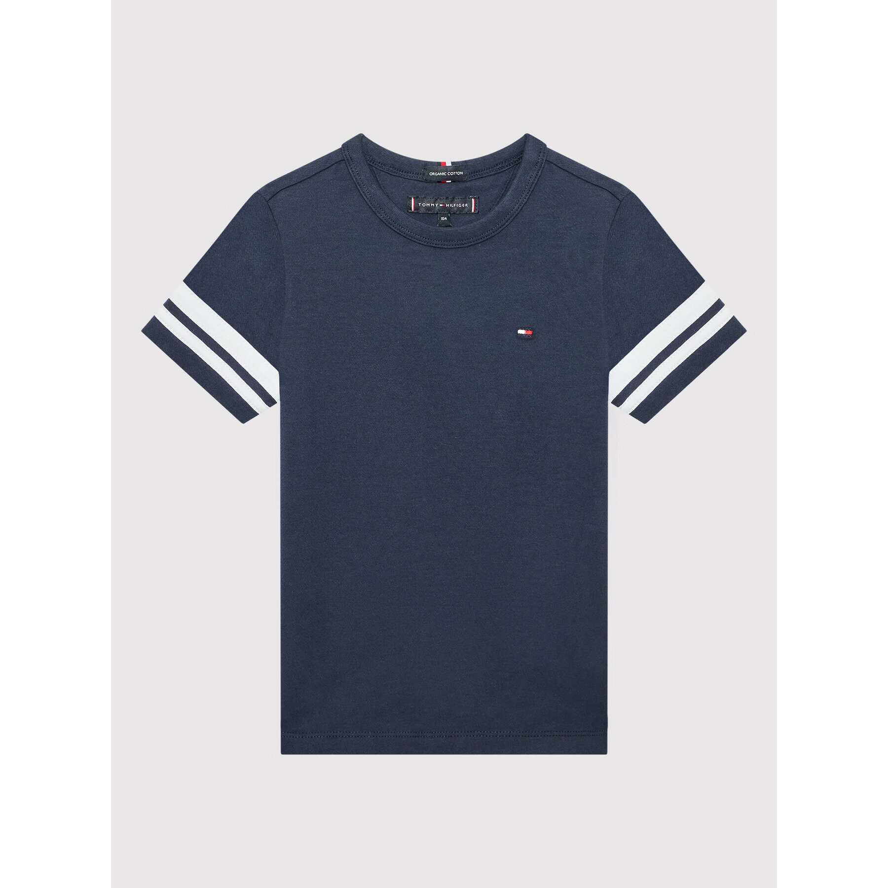 Tommy Hilfiger Тишърт KB0KB07077 M Тъмносин Regular Fit - Pepit.bg