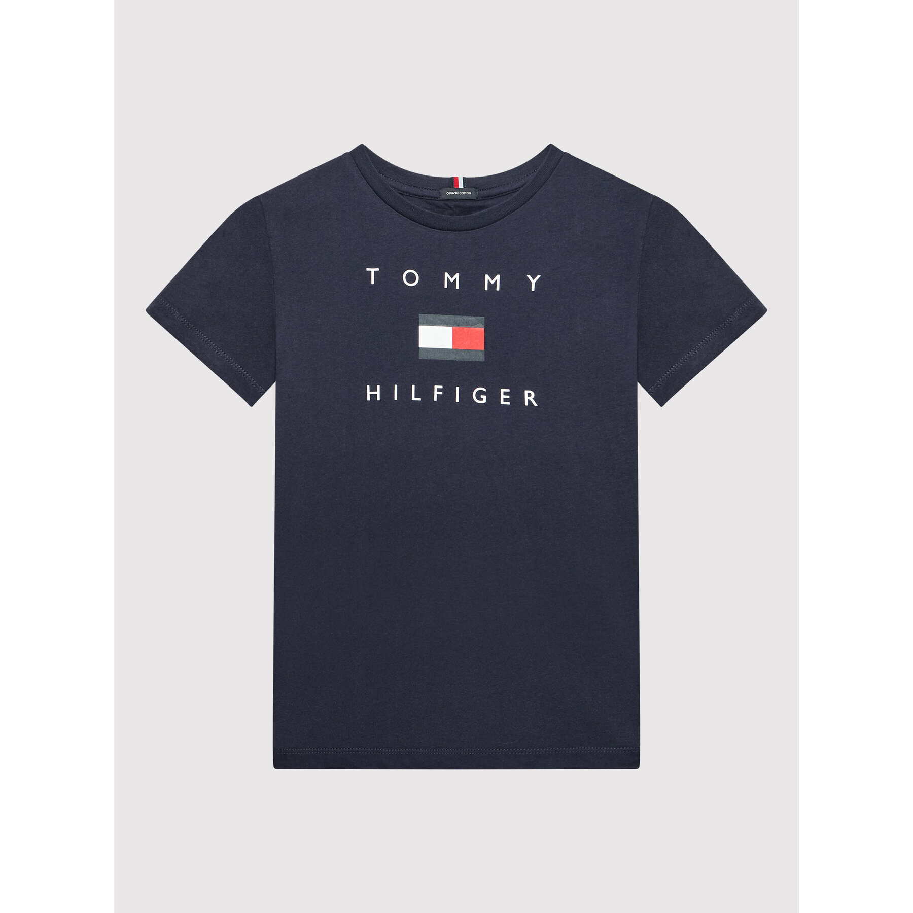 Tommy Hilfiger Тишърт KB0KB07286 Тъмносин Regular Fit - Pepit.bg