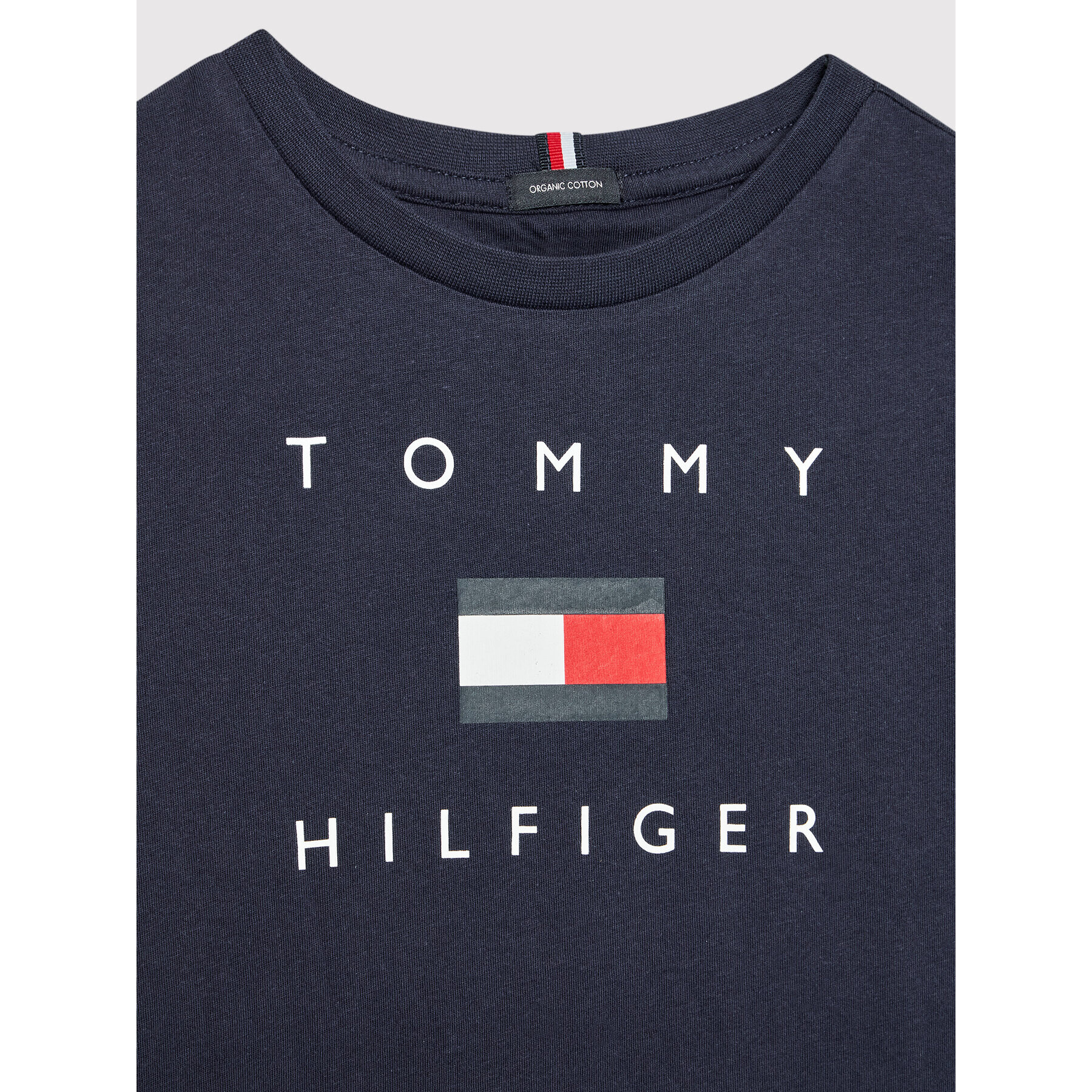 Tommy Hilfiger Тишърт KB0KB07286 Тъмносин Regular Fit - Pepit.bg