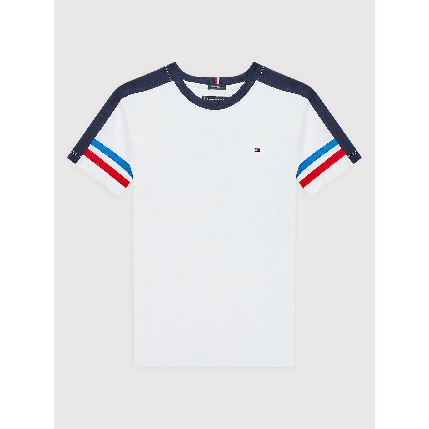 Tommy Hilfiger Тишърт KB0KB07361 Бял Regular Fit - Pepit.bg