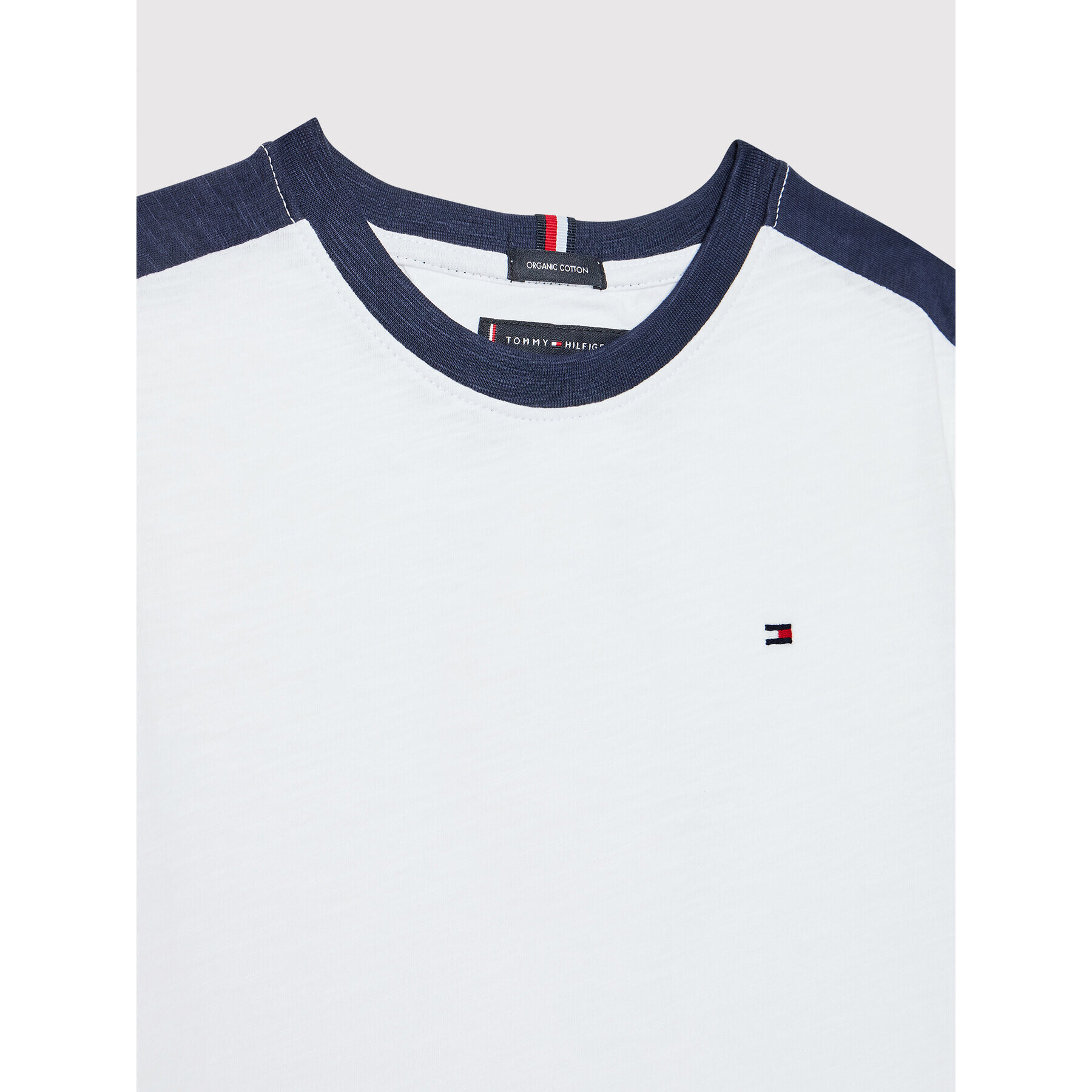 Tommy Hilfiger Тишърт KB0KB07361 Бял Regular Fit - Pepit.bg