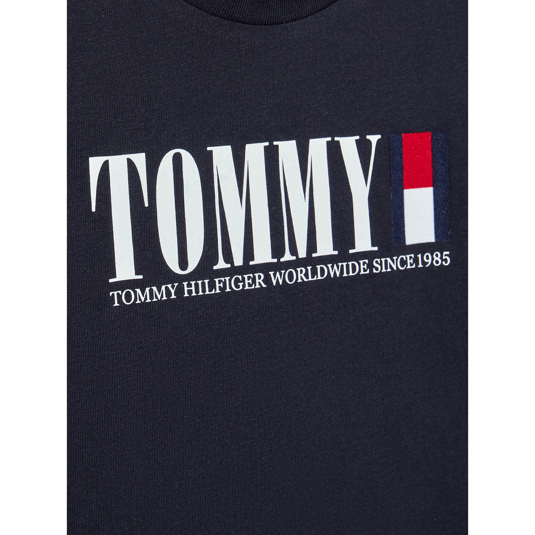 Tommy Hilfiger Тишърт KB0KB07788 M Тъмносин Regular Fit - Pepit.bg