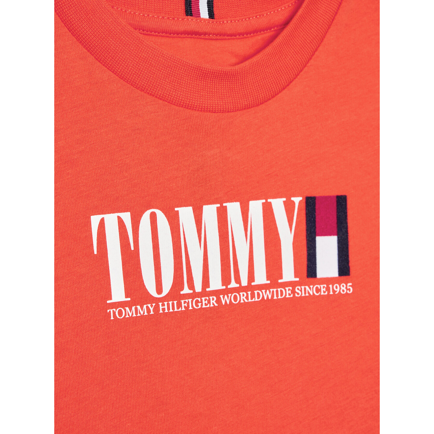 Tommy Hilfiger Тишърт KB0KB07788 Оранжев Regular Fit - Pepit.bg