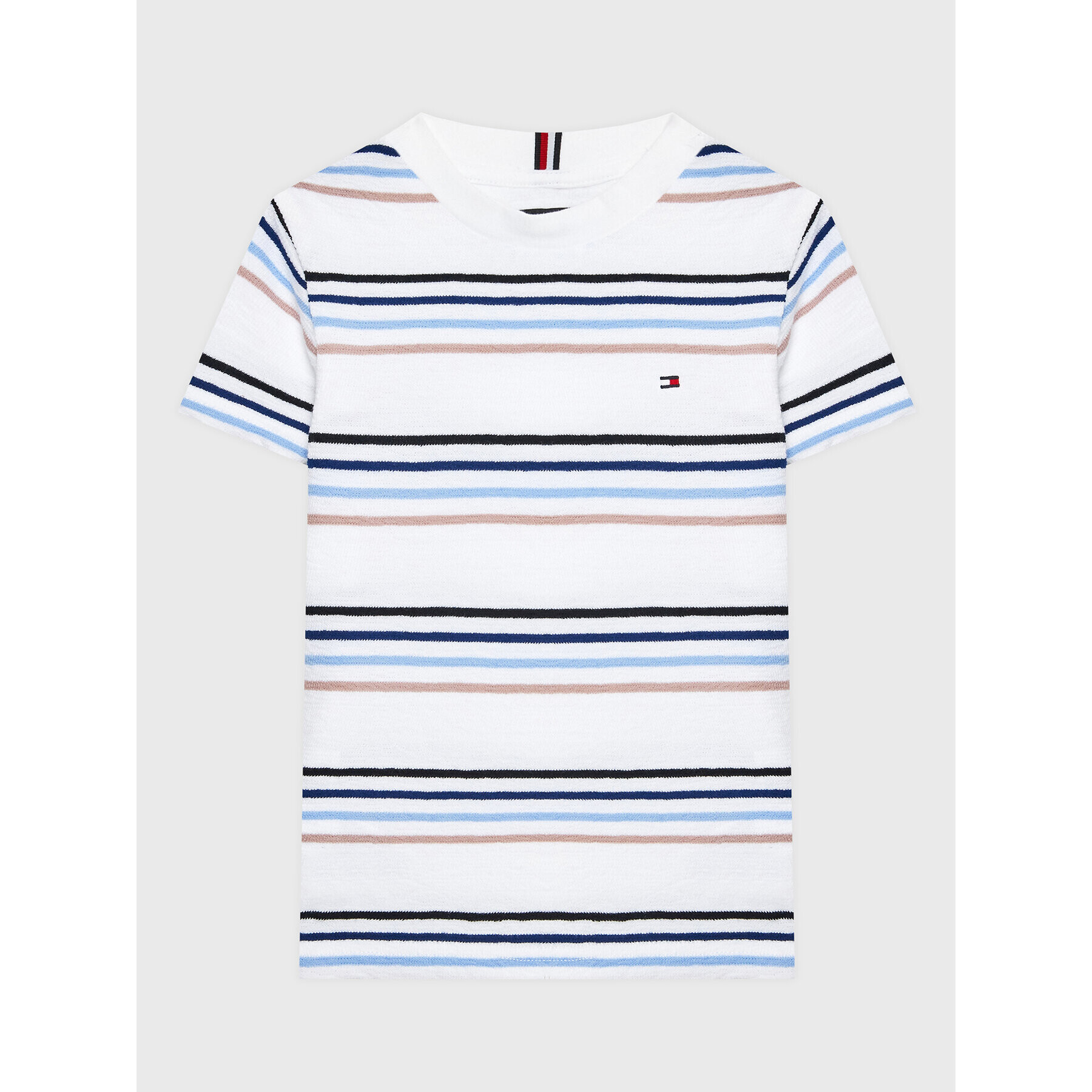 Tommy Hilfiger Тишърт KB0KB08003 D Бял Regular Fit - Pepit.bg