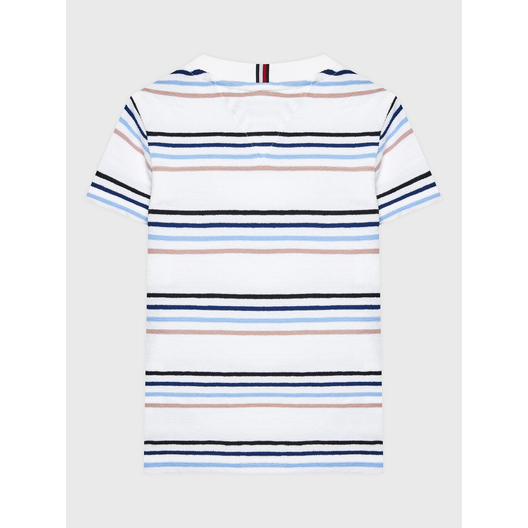 Tommy Hilfiger Тишърт KB0KB08003 D Бял Regular Fit - Pepit.bg