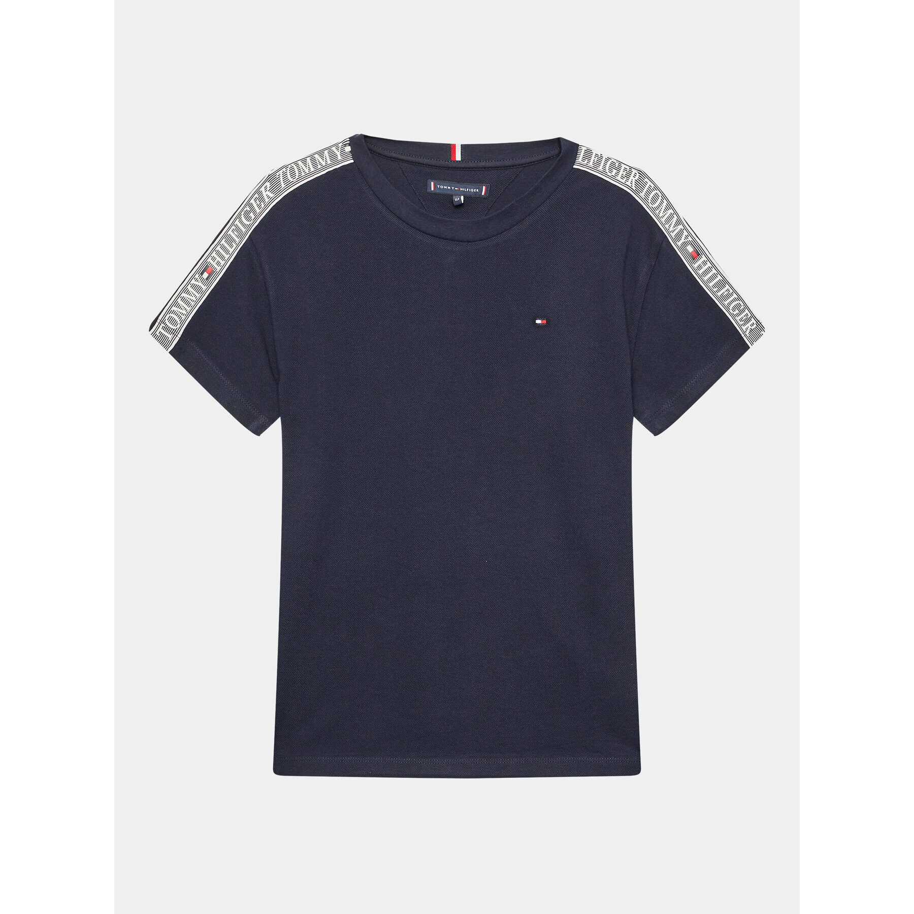 Tommy Hilfiger Тишърт KB0KB08196 D Тъмносин Regular Fit - Pepit.bg