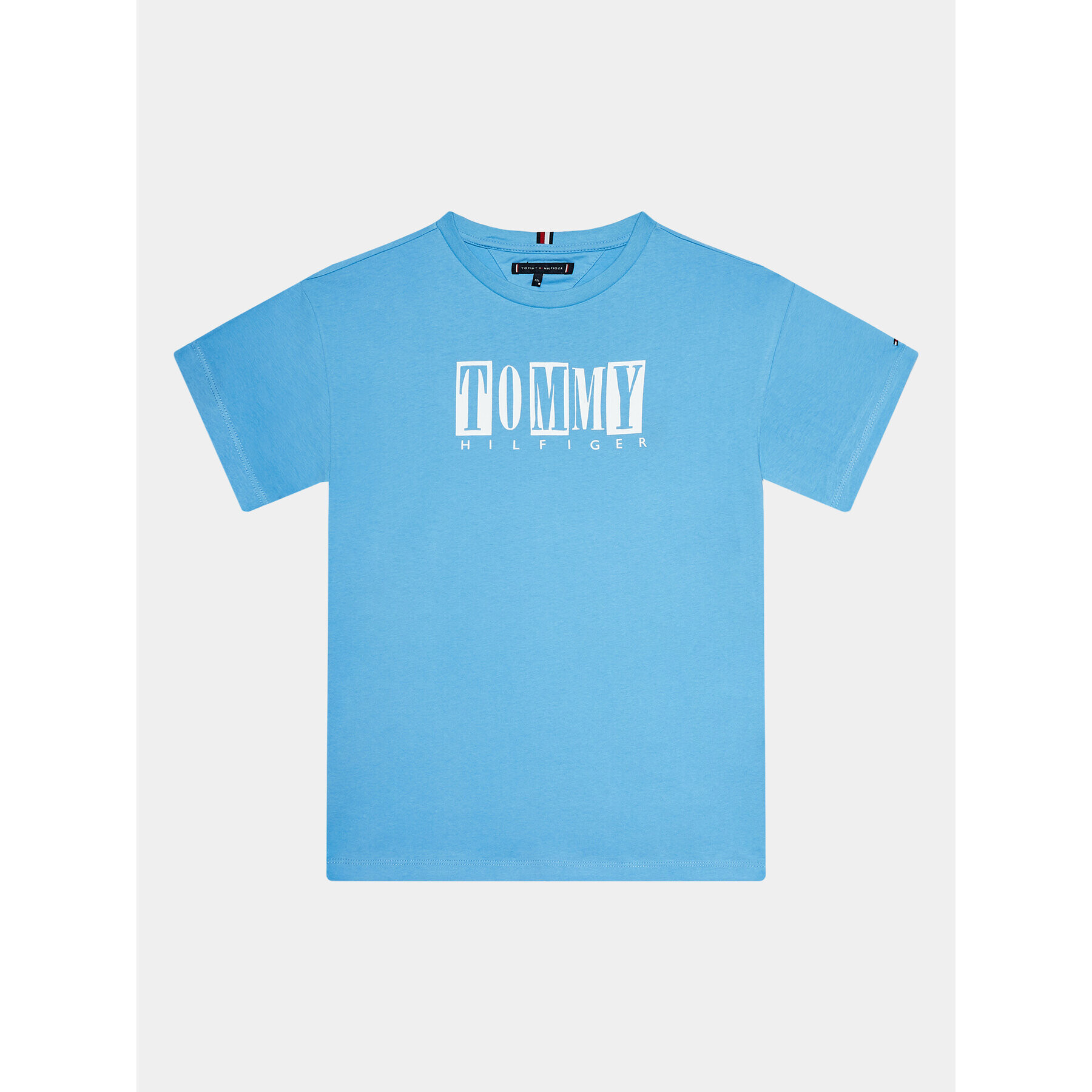 Tommy Hilfiger Тишърт KB0KB08213 D Син Regular Fit - Pepit.bg