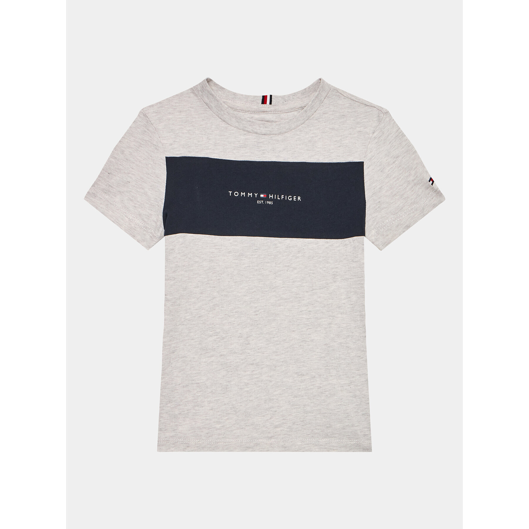 Tommy Hilfiger Тишърт KB0KB08374 D Сив Regular Fit - Pepit.bg