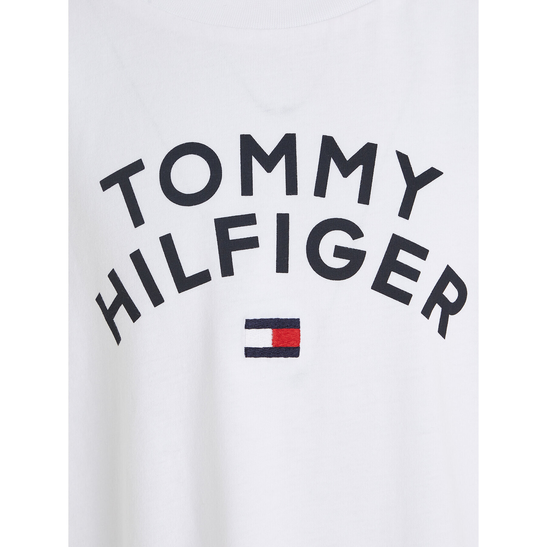 Tommy Hilfiger Тишърт KB0KB08548 M Бял Regular Fit - Pepit.bg