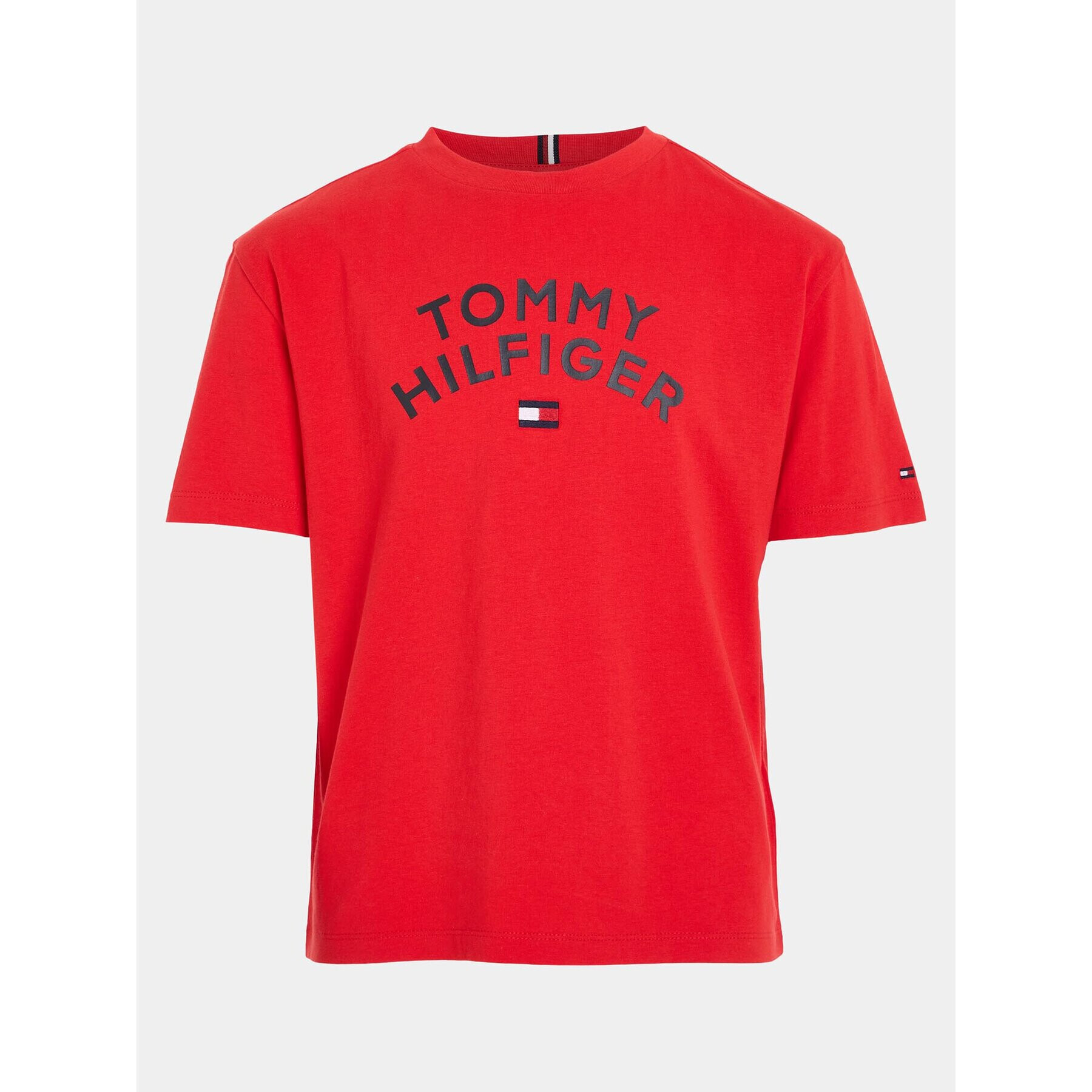 Tommy Hilfiger Тишърт KB0KB08548 M Червен Regular Fit - Pepit.bg