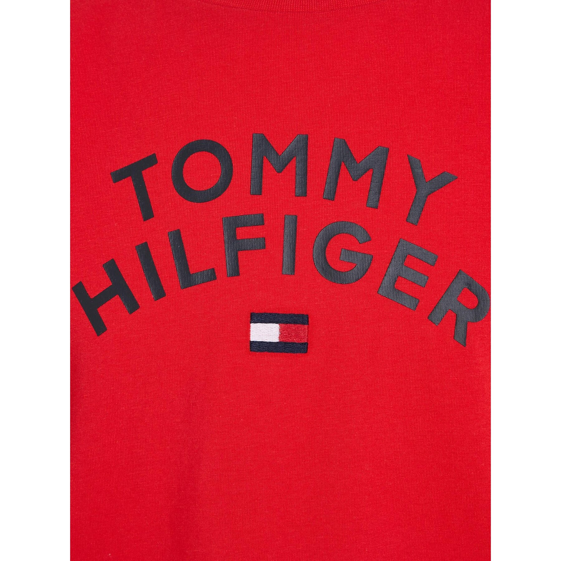 Tommy Hilfiger Тишърт KB0KB08548 M Червен Regular Fit - Pepit.bg