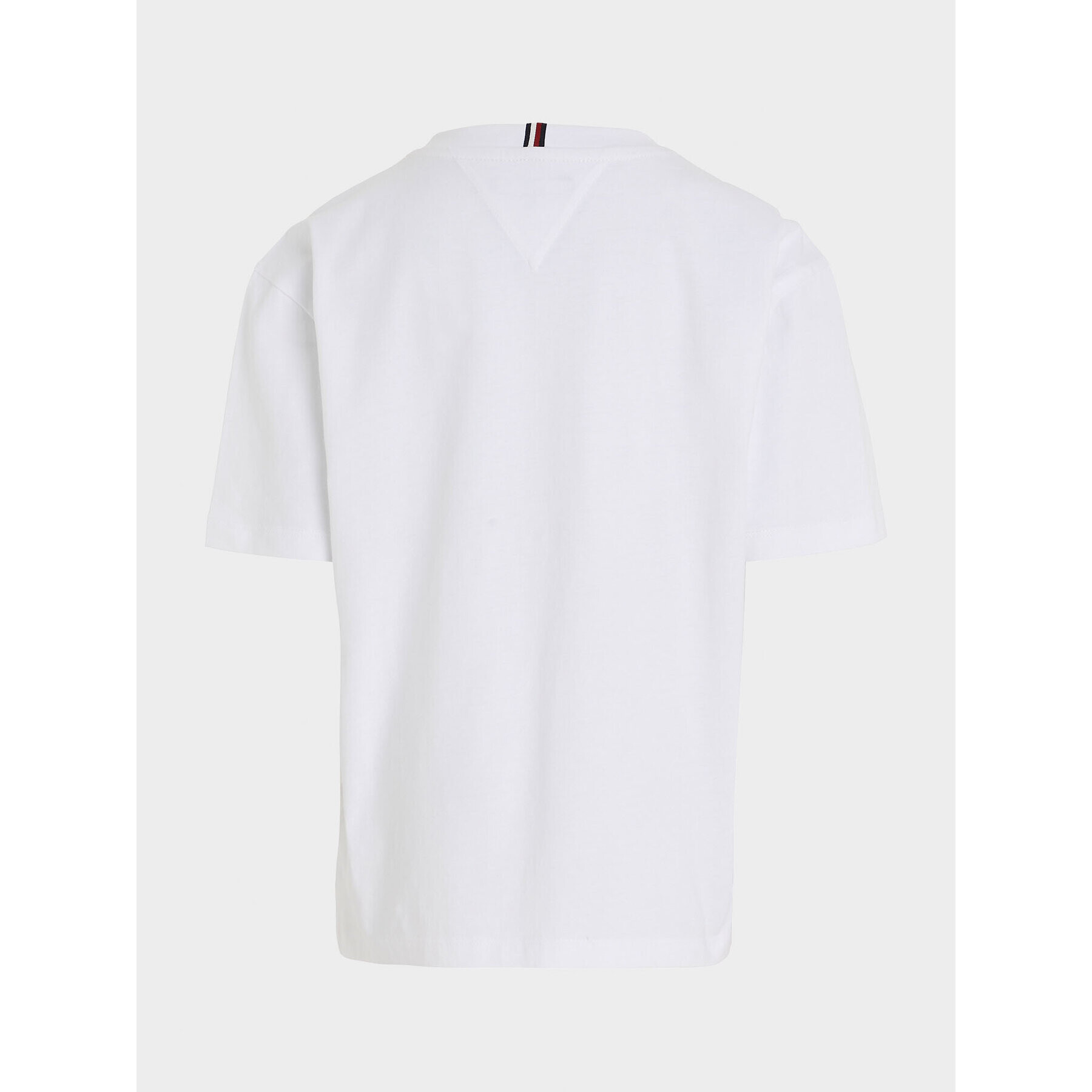 Tommy Hilfiger Тишърт KB0KB08548 S Бял Regular Fit - Pepit.bg