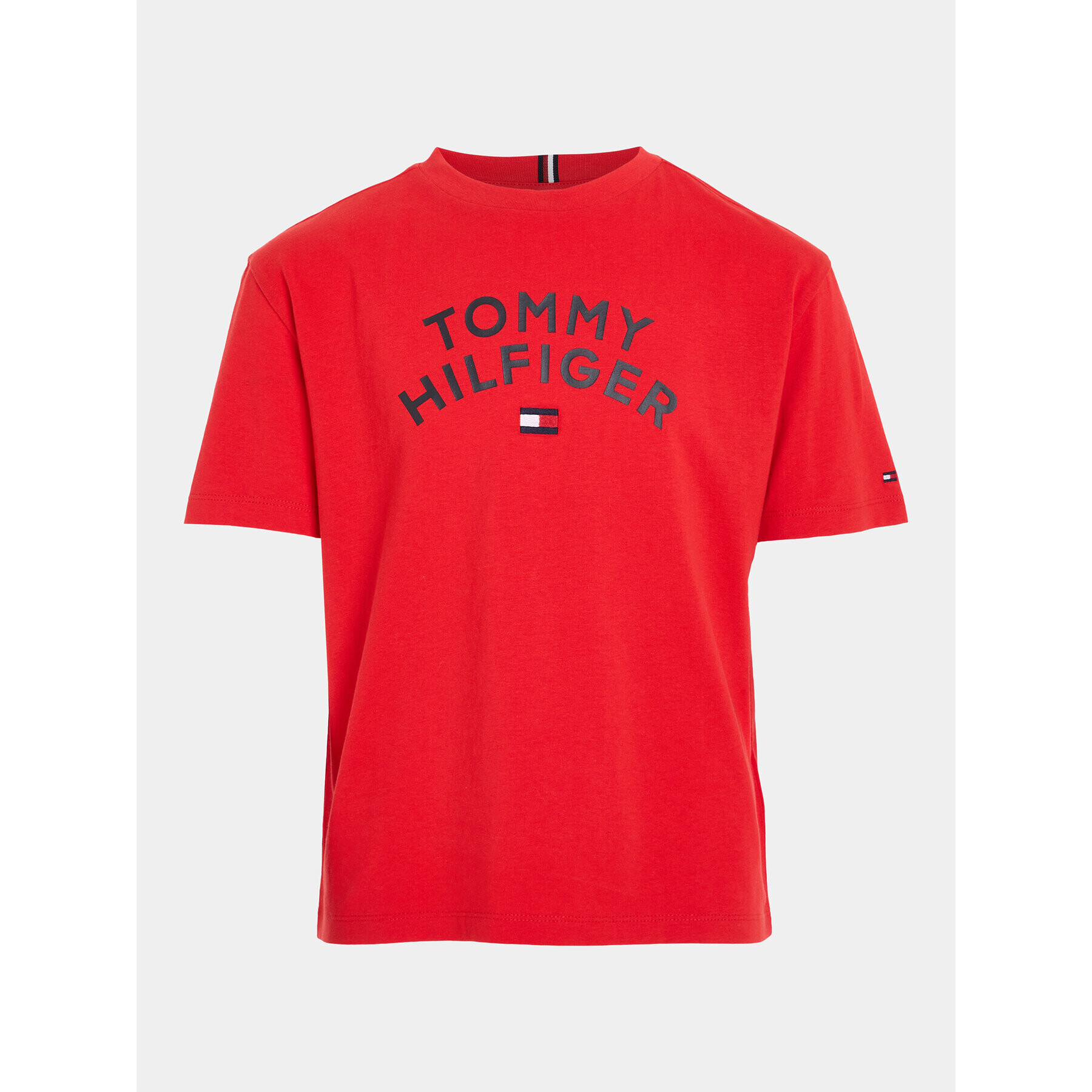 Tommy Hilfiger Тишърт KB0KB08548 S Червен Regular Fit - Pepit.bg