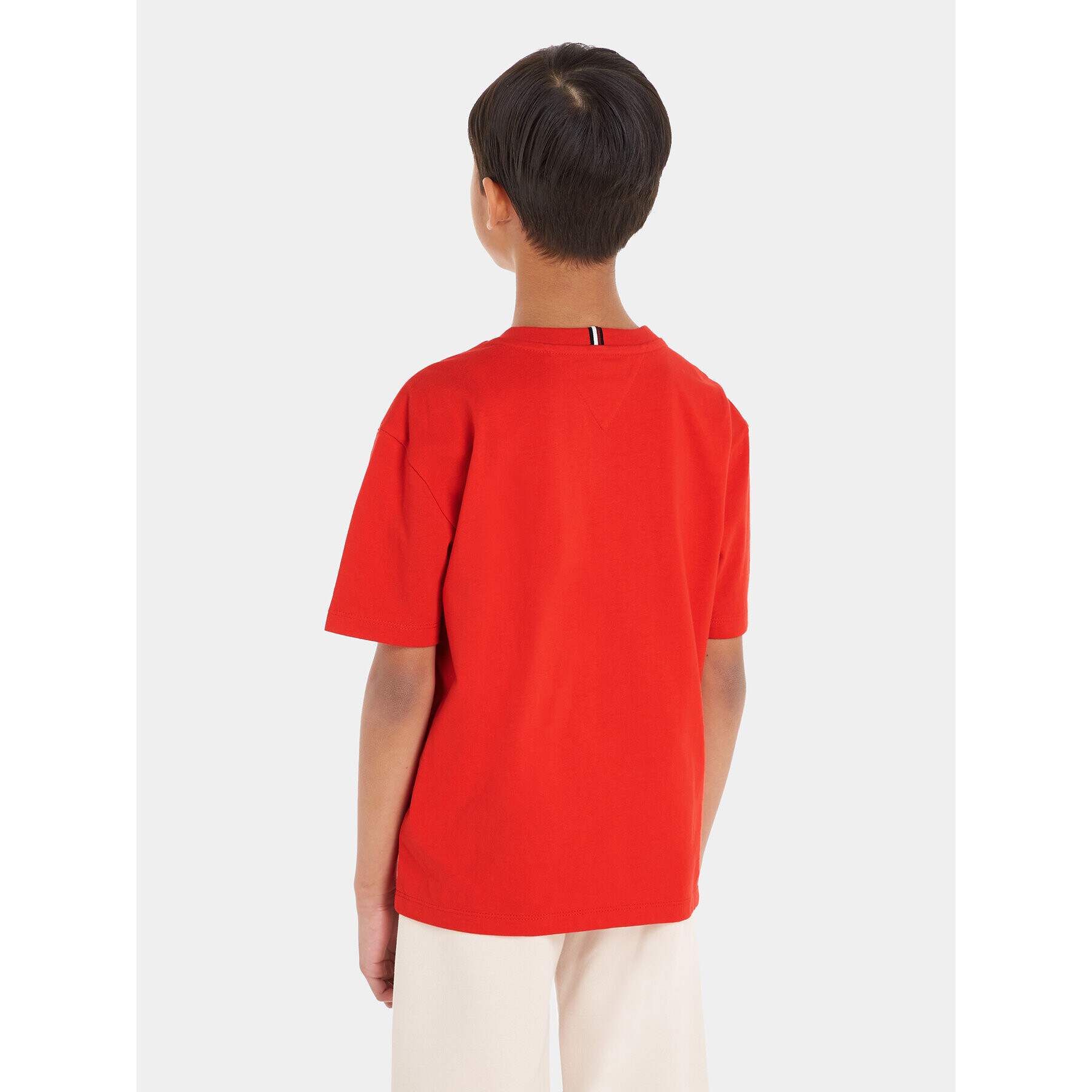 Tommy Hilfiger Тишърт KB0KB08575 S Оранжев Regular Fit - Pepit.bg