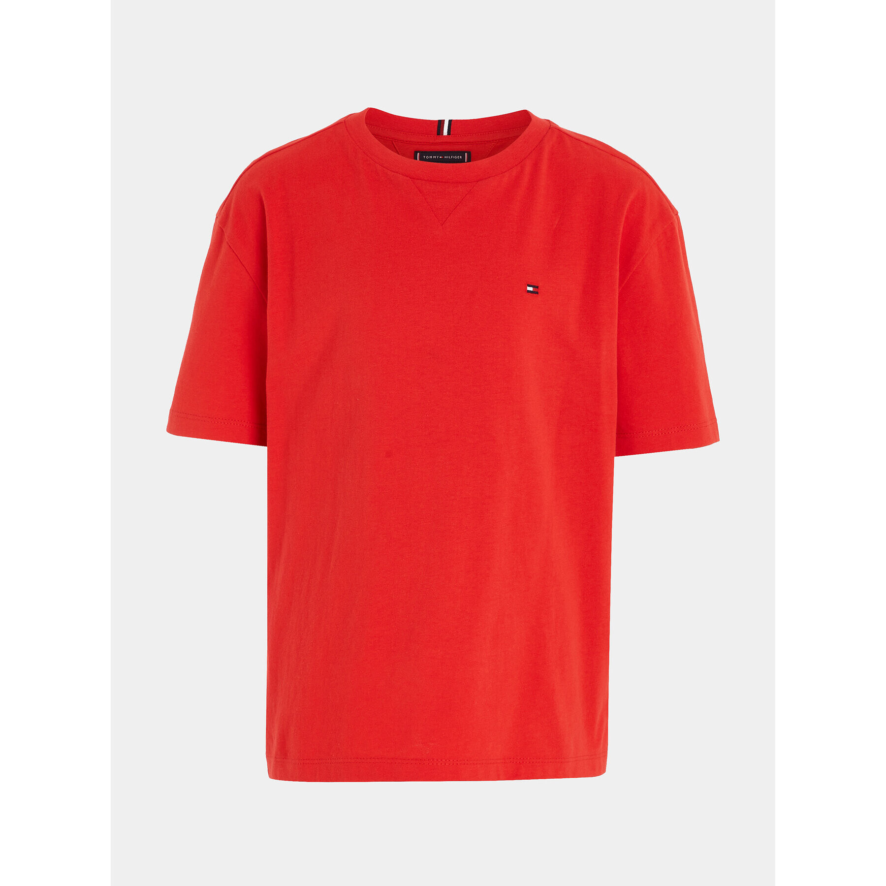 Tommy Hilfiger Тишърт KB0KB08575 S Оранжев Regular Fit - Pepit.bg
