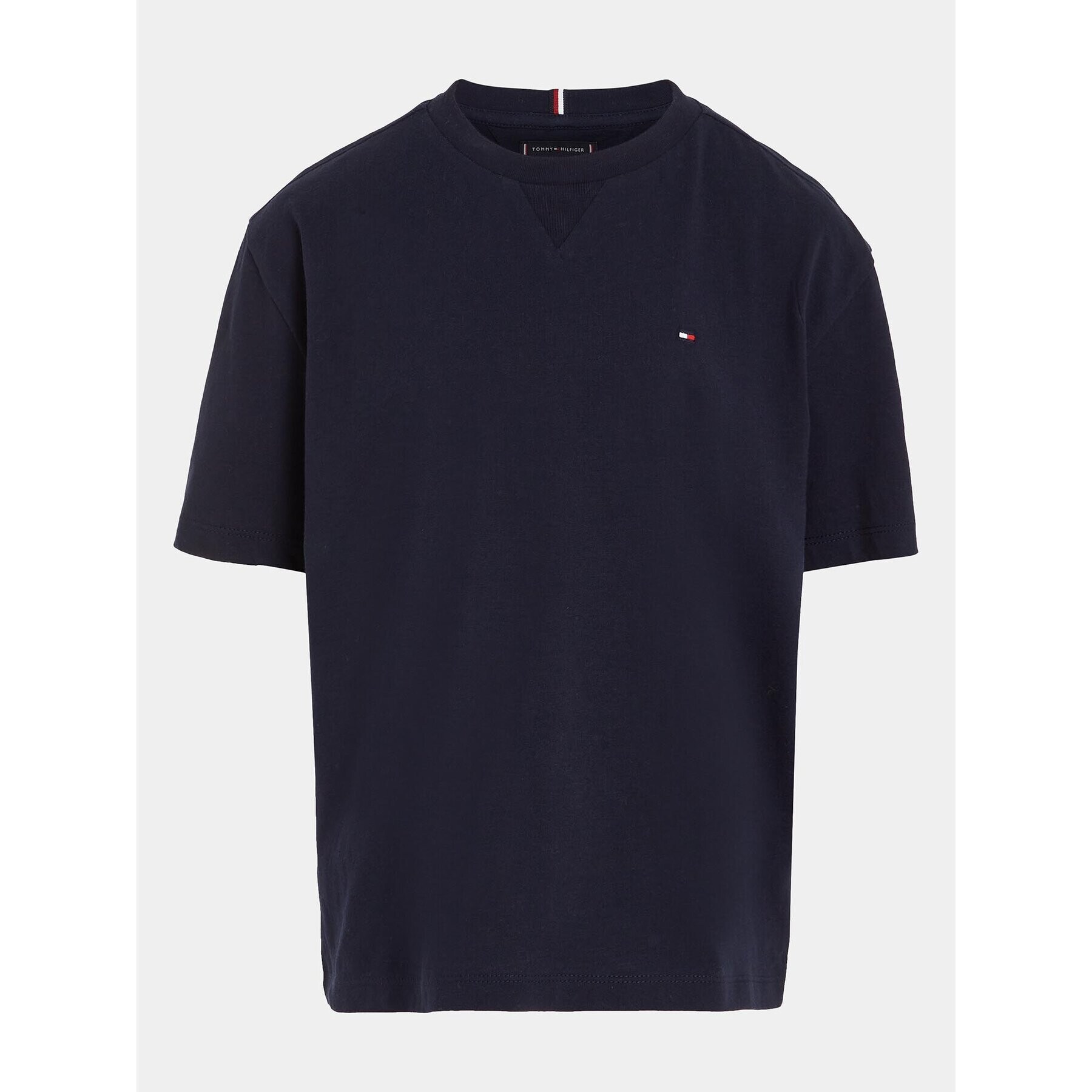 Tommy Hilfiger Тишърт KB0KB08575 S Тъмносин Regular Fit - Pepit.bg