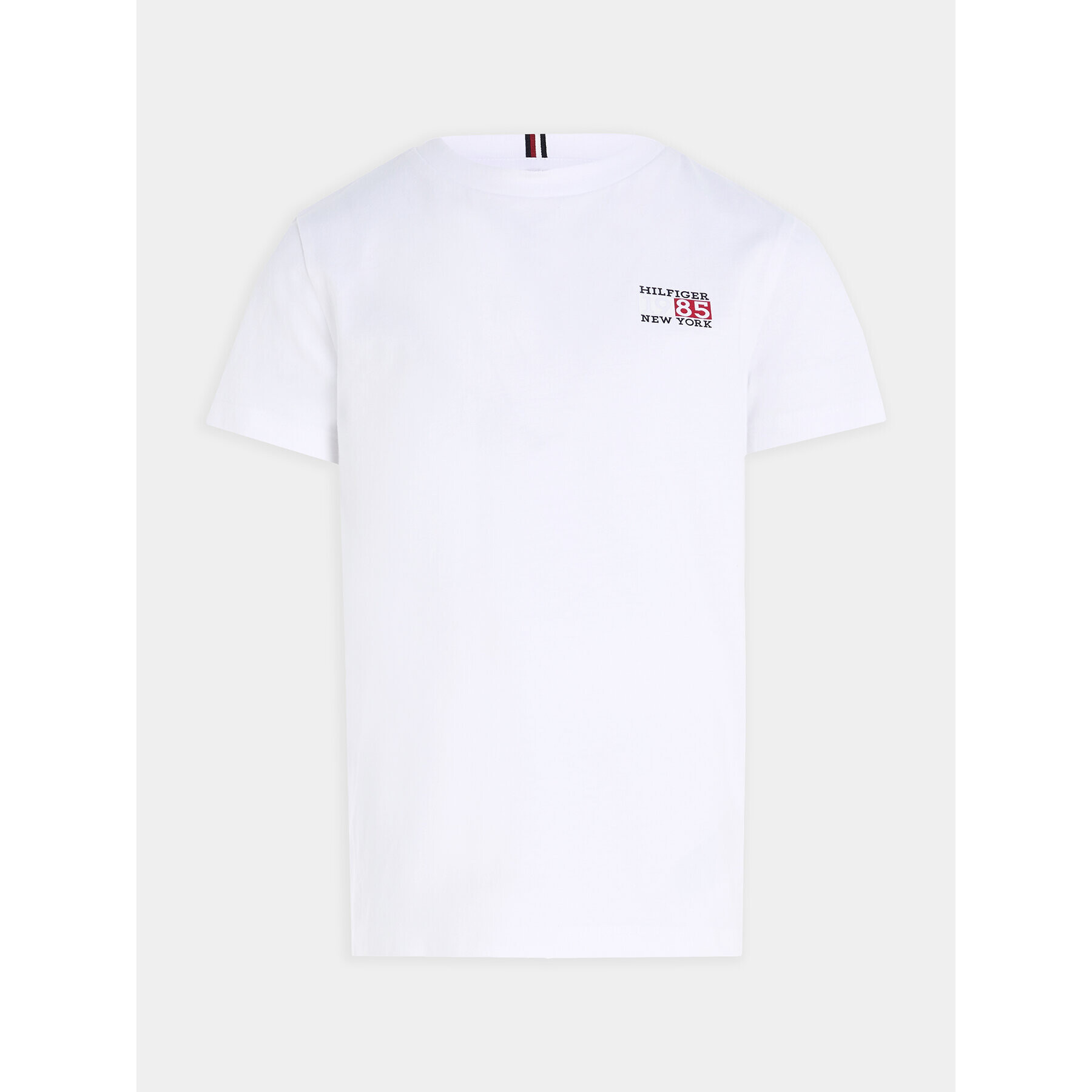 Tommy Hilfiger Тишърт KB0KB08626 M Бял Regular Fit - Pepit.bg