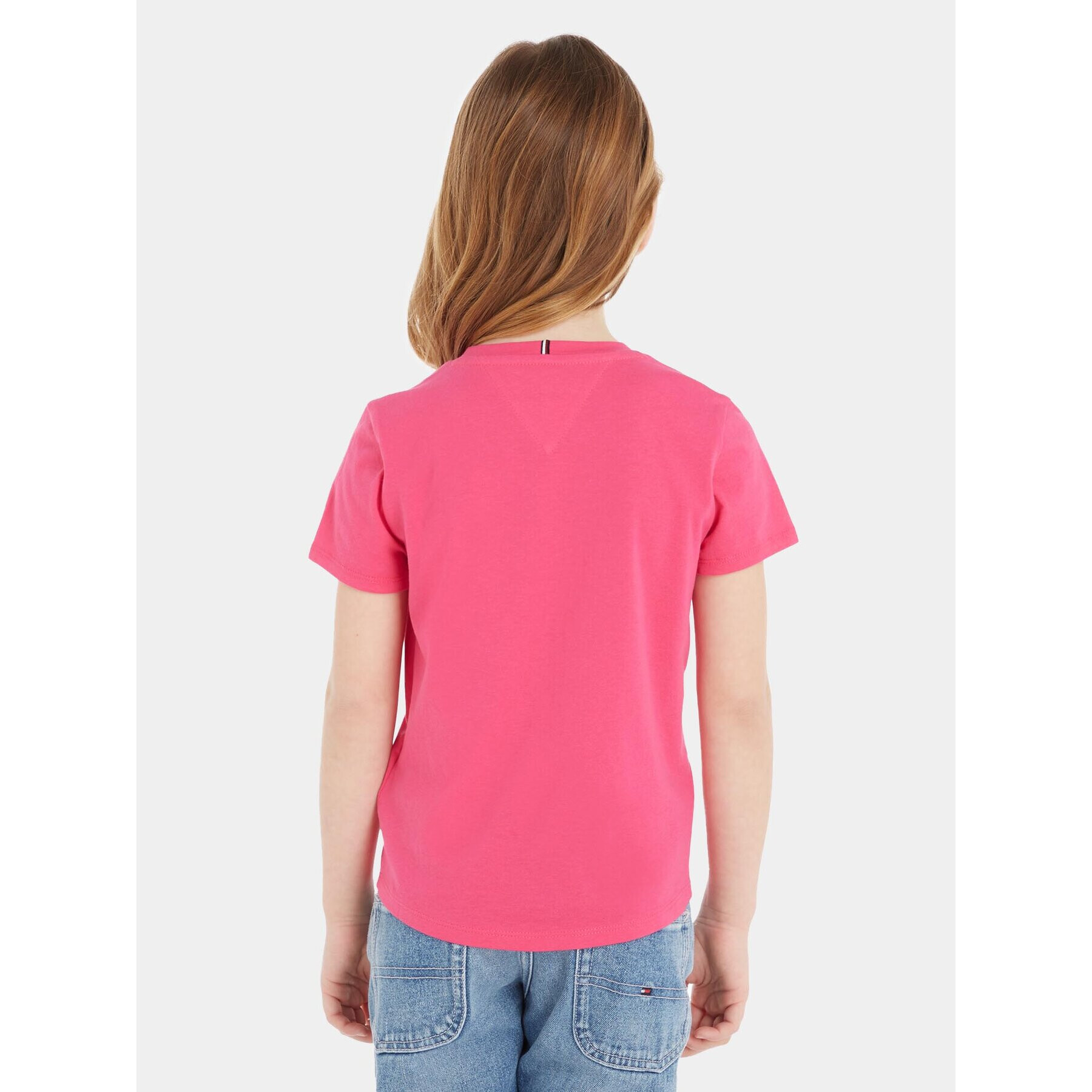 Tommy Hilfiger Тишърт KG0KG05242 Розов Regular Fit - Pepit.bg
