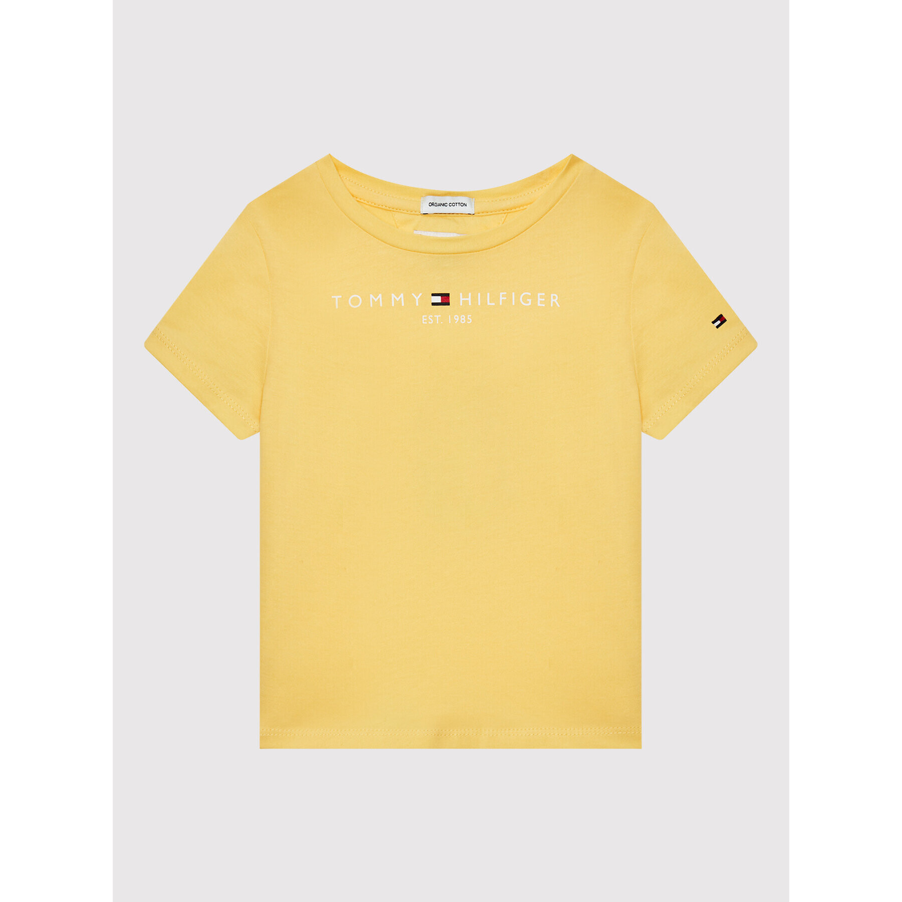 Tommy Hilfiger Тишърт KG0KG05242 Жълт Regular Fit - Pepit.bg
