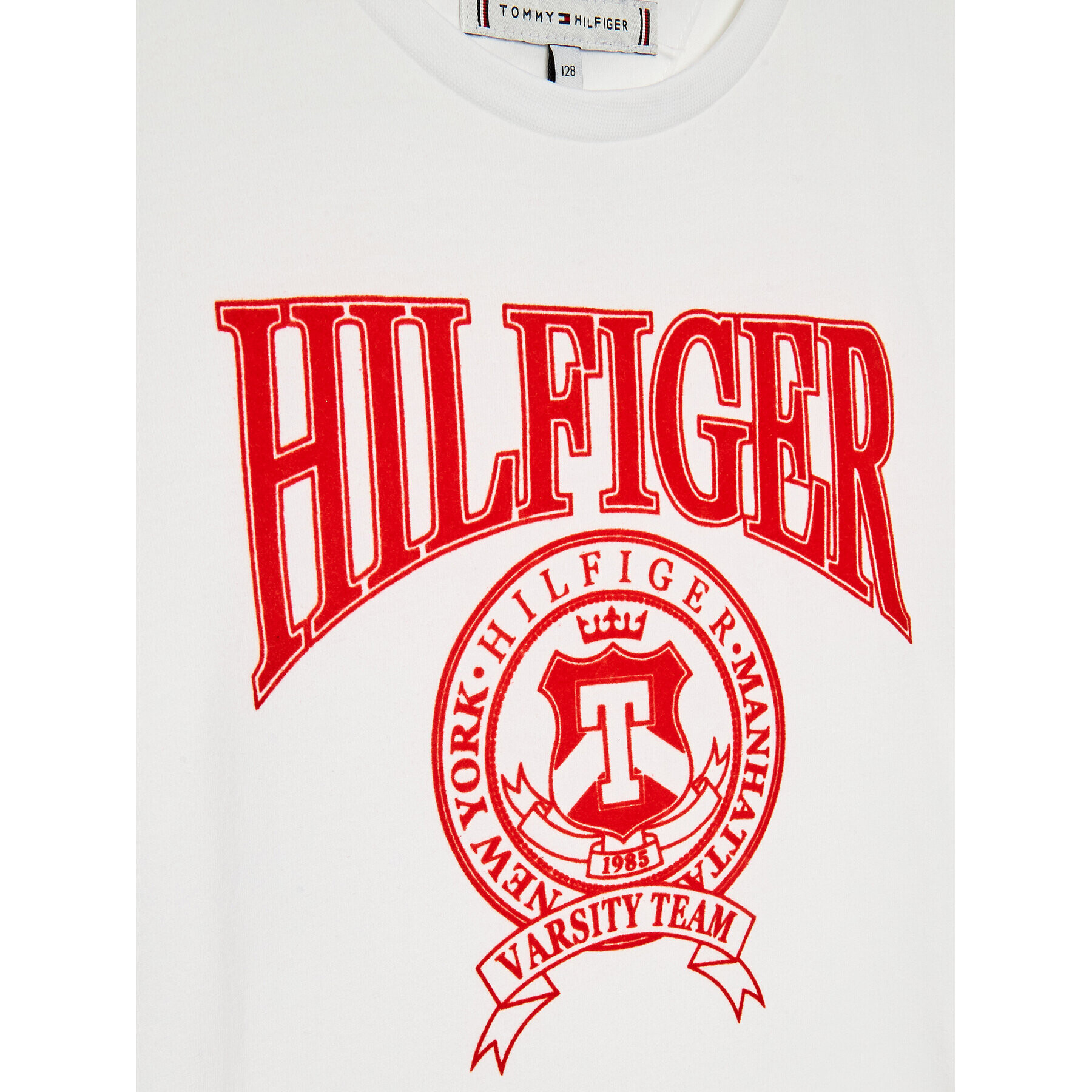 Tommy Hilfiger Тишърт KG0KG07081 D Бял Regular Fit - Pepit.bg