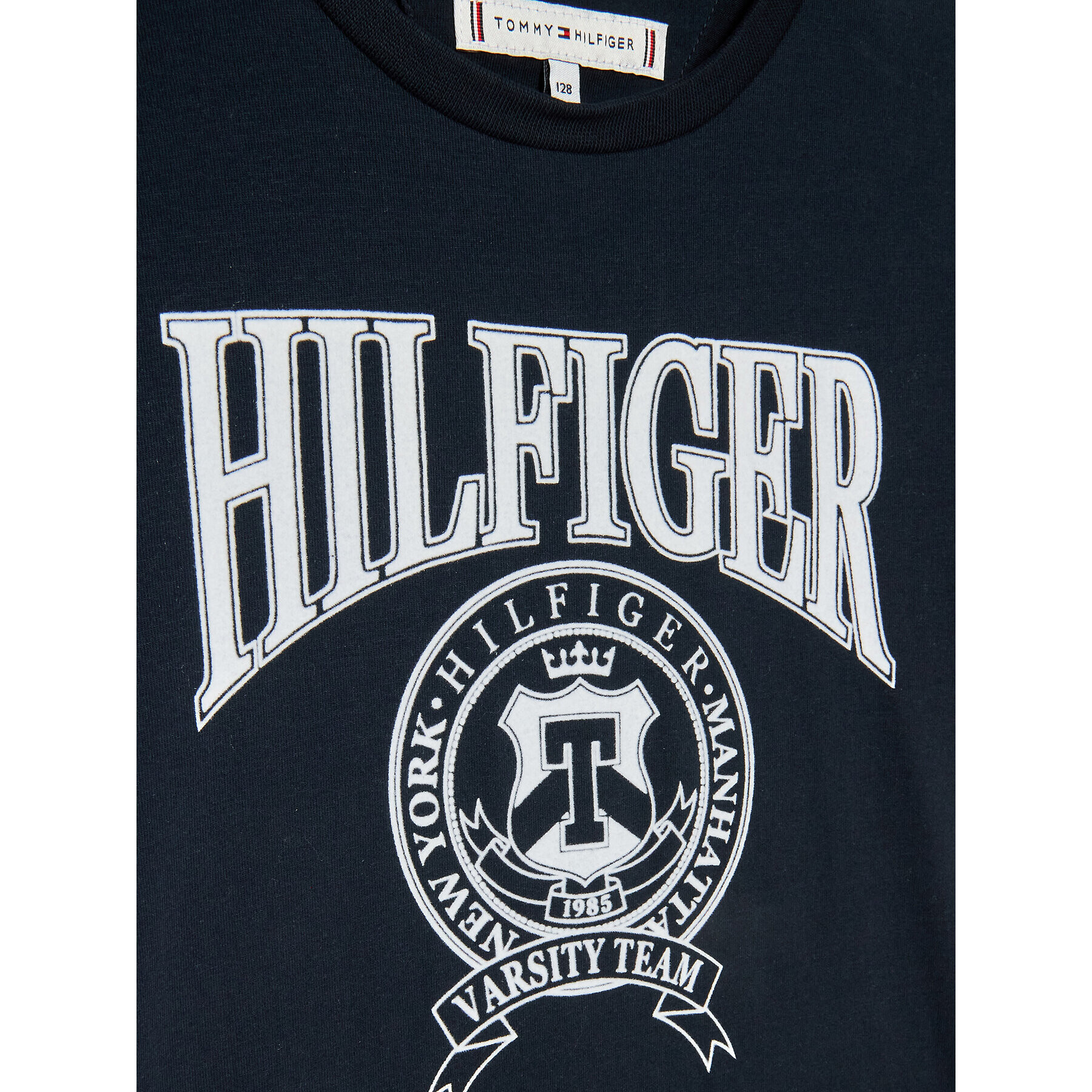 Tommy Hilfiger Тишърт KG0KG07081 D Тъмносин Regular Fit - Pepit.bg