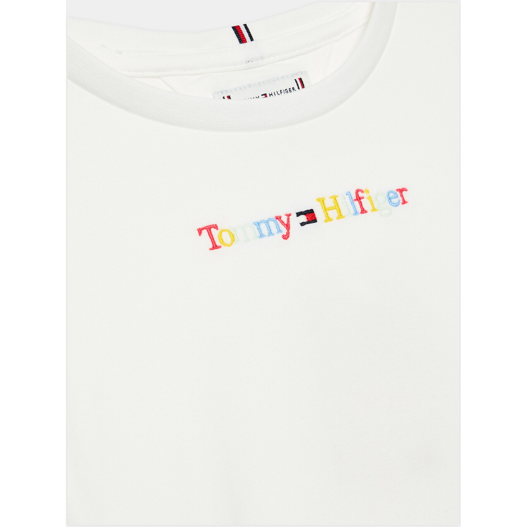 Tommy Hilfiger Тишърт KG0KG07263 D Бял Regular Fit - Pepit.bg
