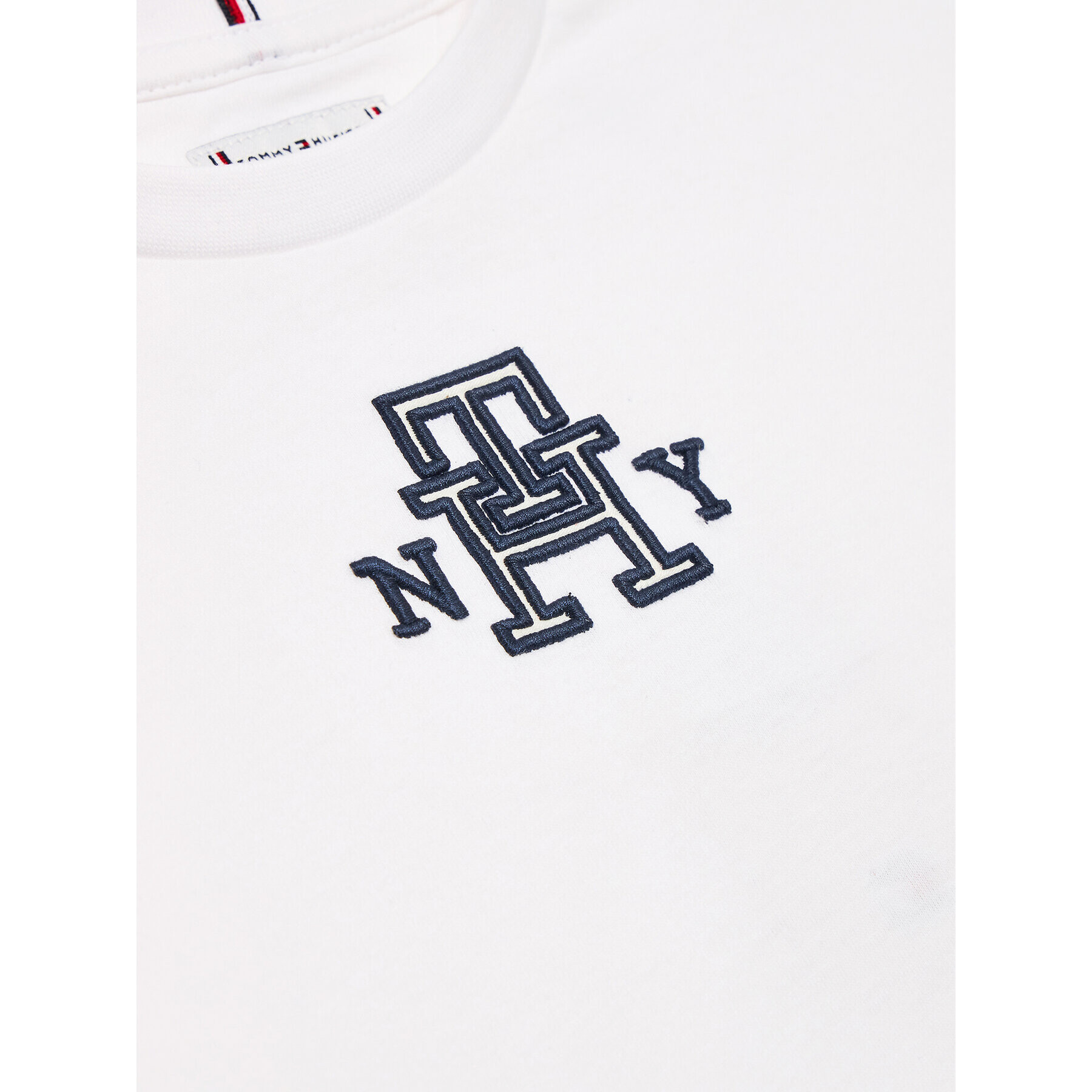 Tommy Hilfiger Тишърт KG0KG07437 D Бял Regular Fit - Pepit.bg
