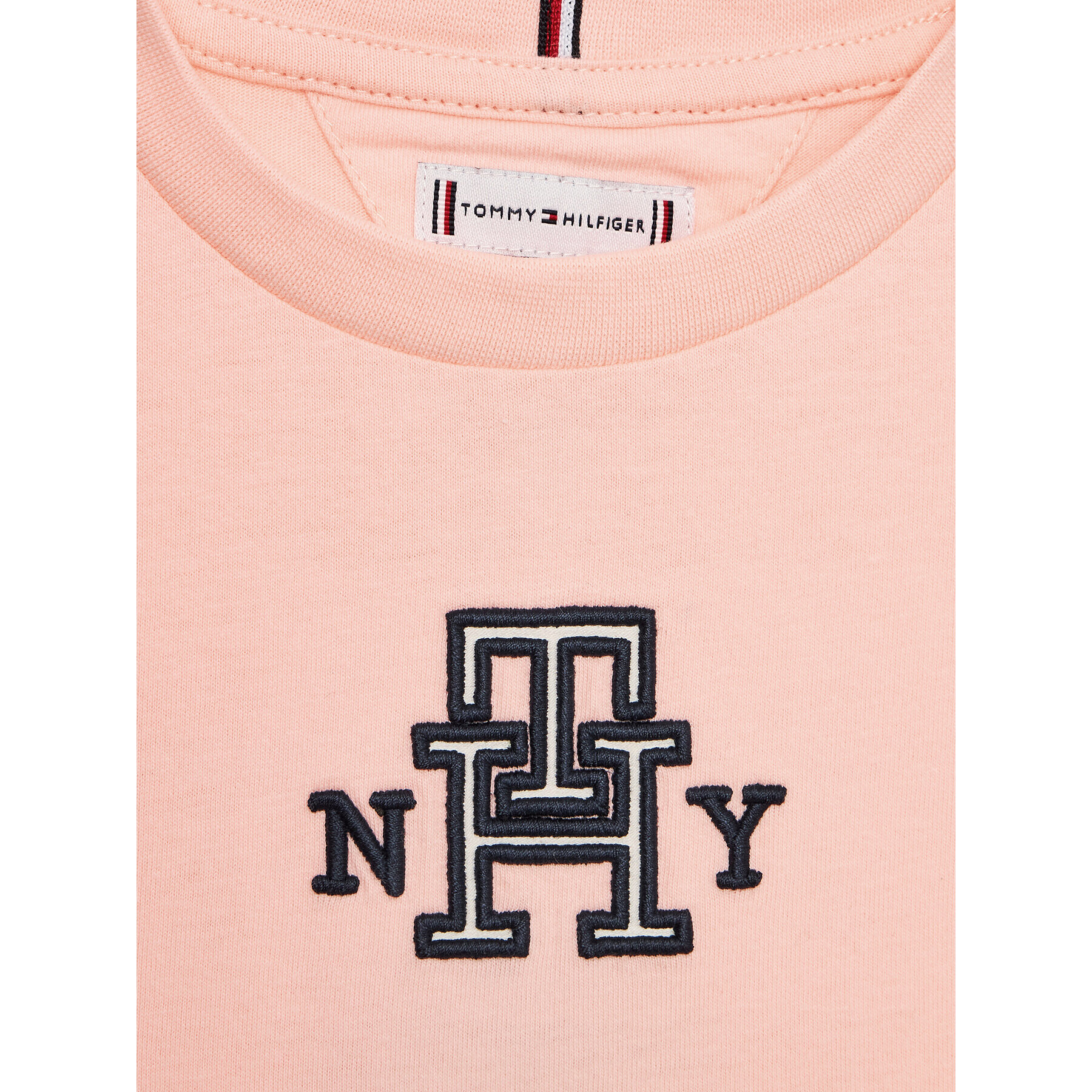 Tommy Hilfiger Тишърт KG0KG07437 M Розов Regular Fit - Pepit.bg